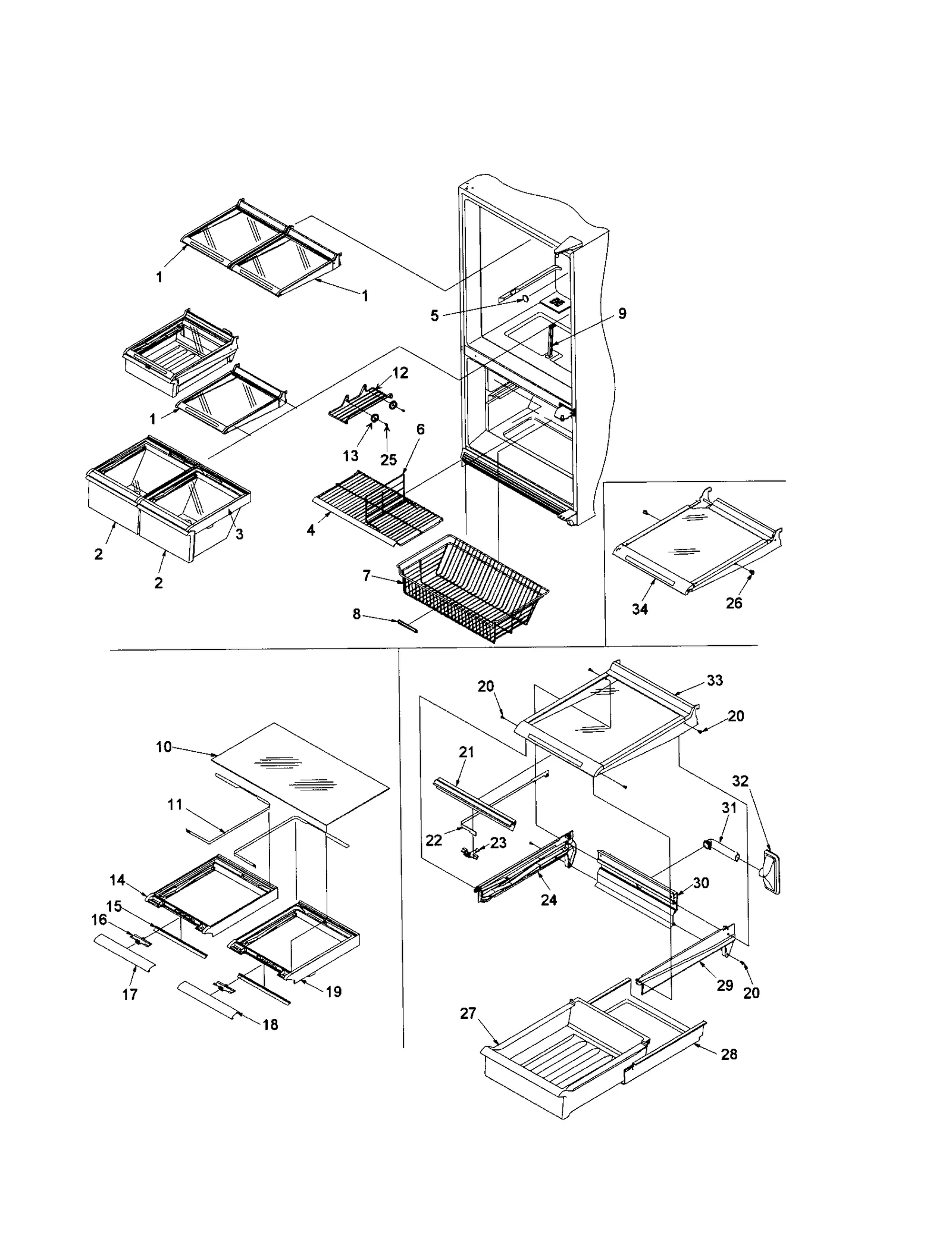 SHELVING ASSEMBLY