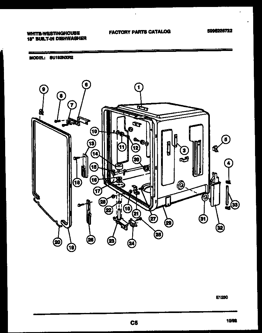 05 - TUB AND FRAME PARTS