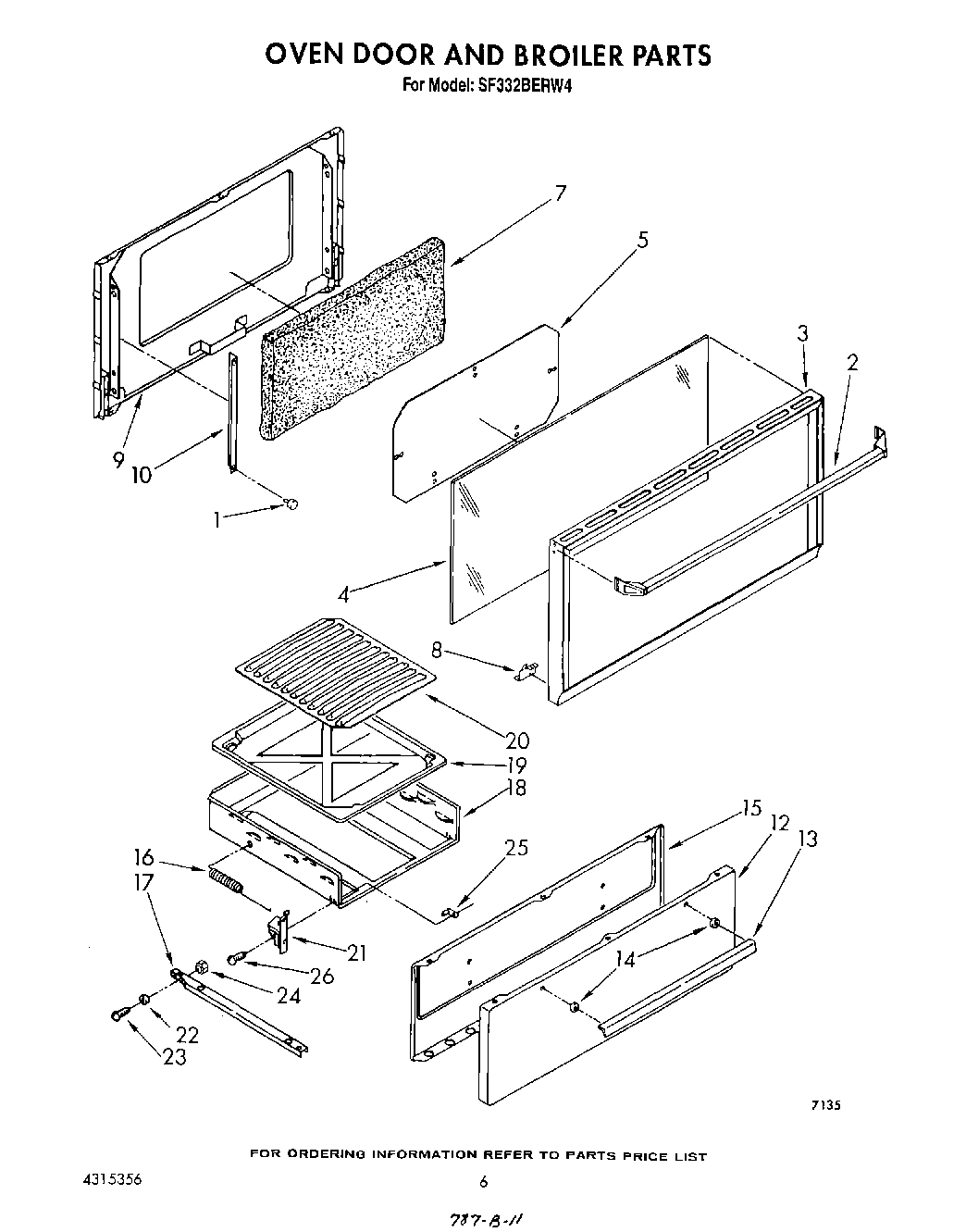 05 - OVEN DOOR AND BROILER