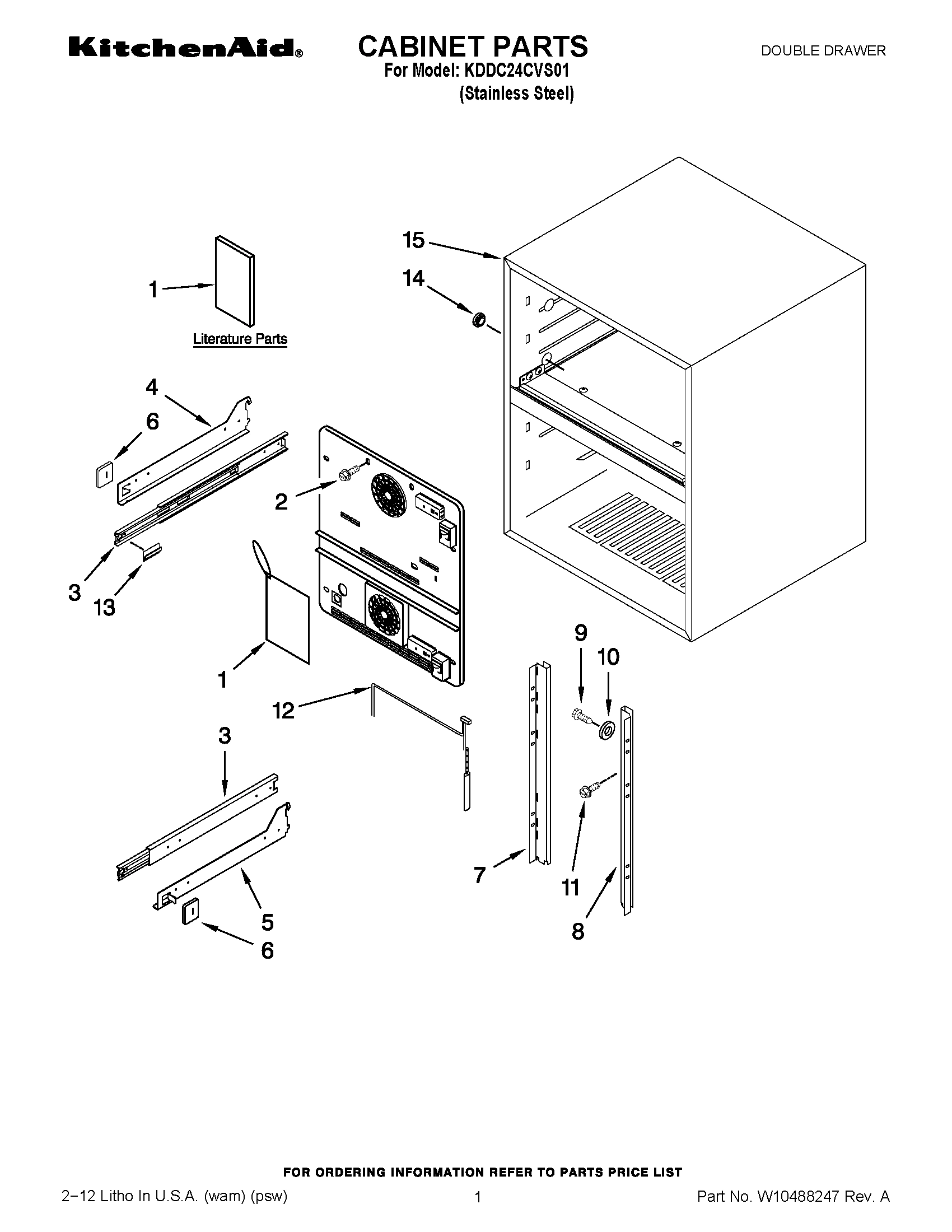 01 - CABINET PARTS