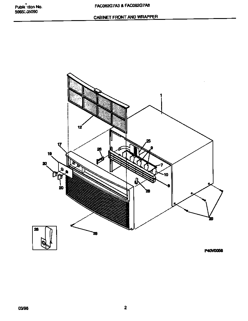 02 - CABINET  FRONT  AND  WRAPPER