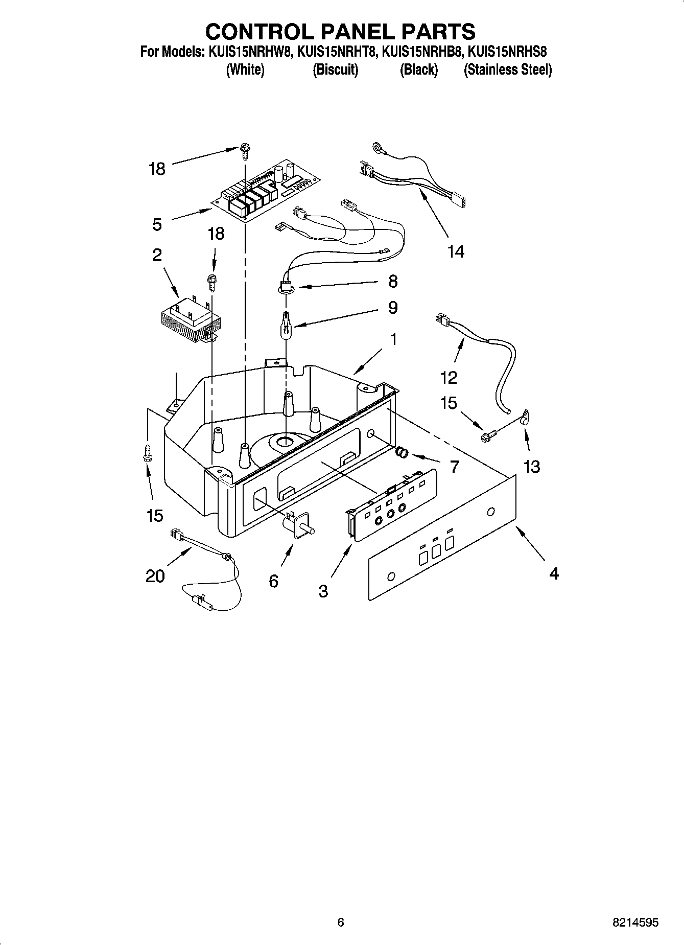 04 - CONTROL PANEL PARTS