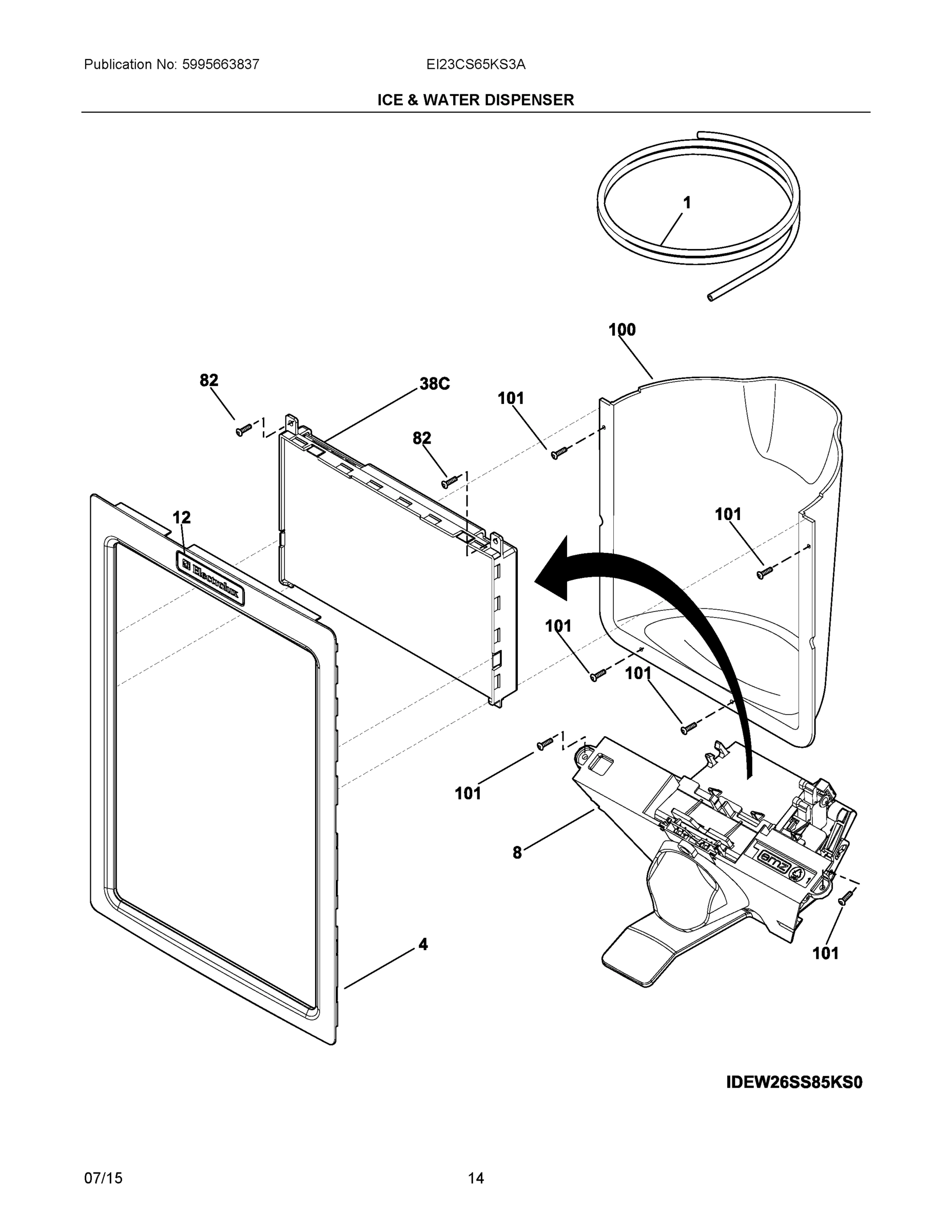 08 - ICE & WATER DISPENSER