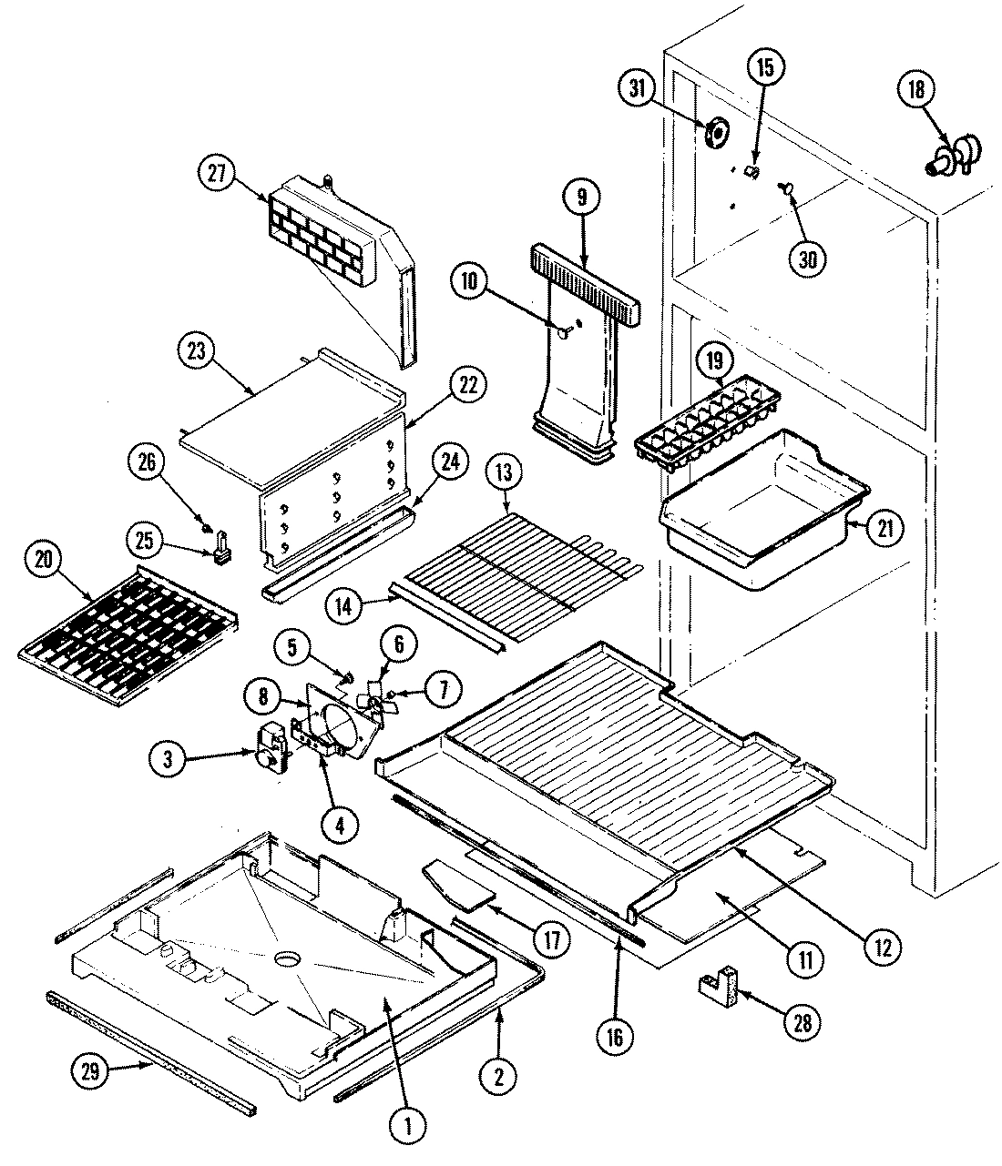 02 - FREEZER COMPARTMENT