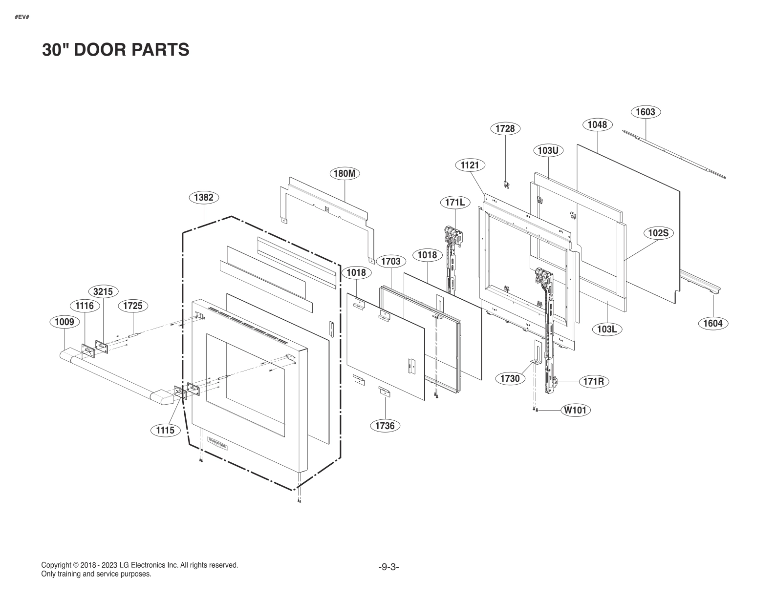 30" DOOR PARTS