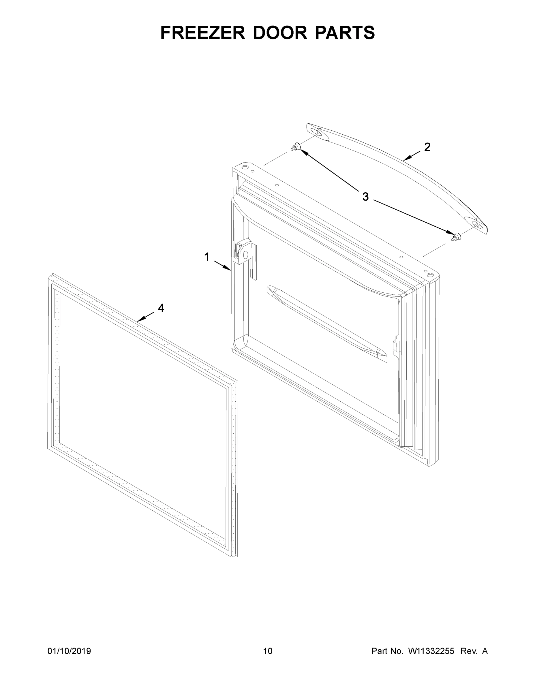 06 - FREEZER DOOR PARTS