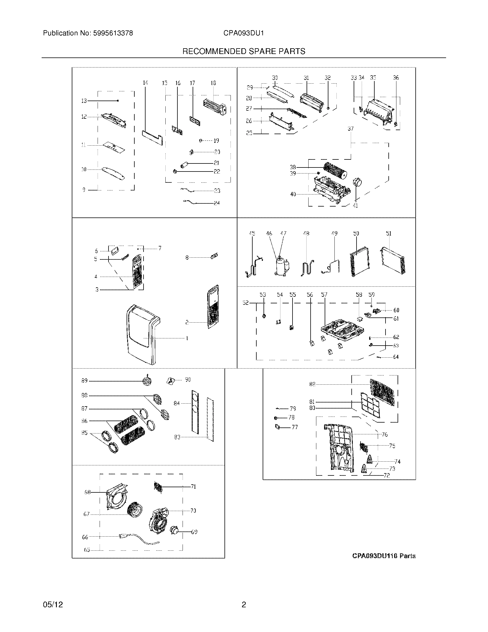 03 - RECOMMENDED SPARE PARTS