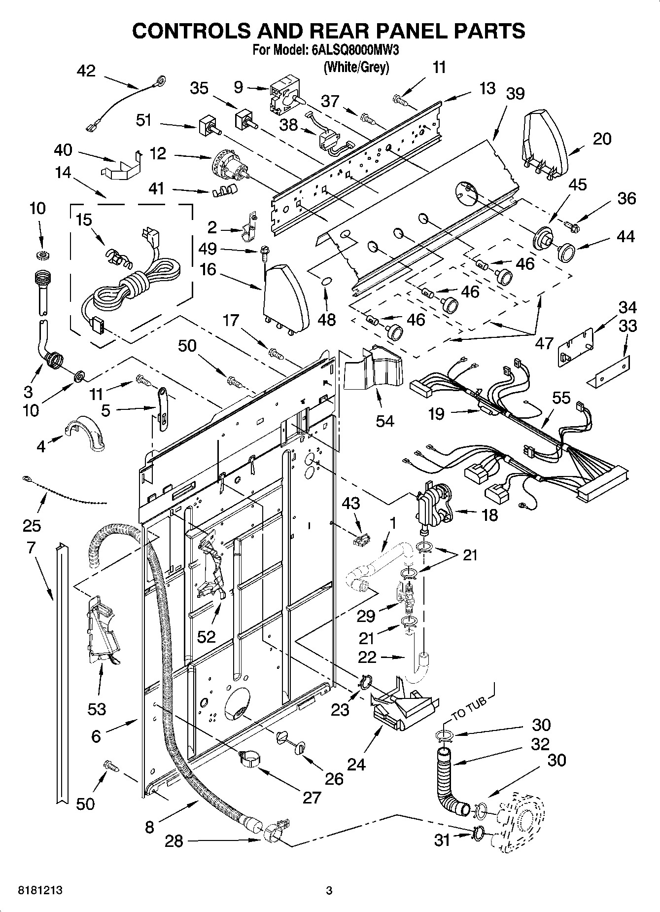 02 - CONTROLS AND REAR PANEL PARTS