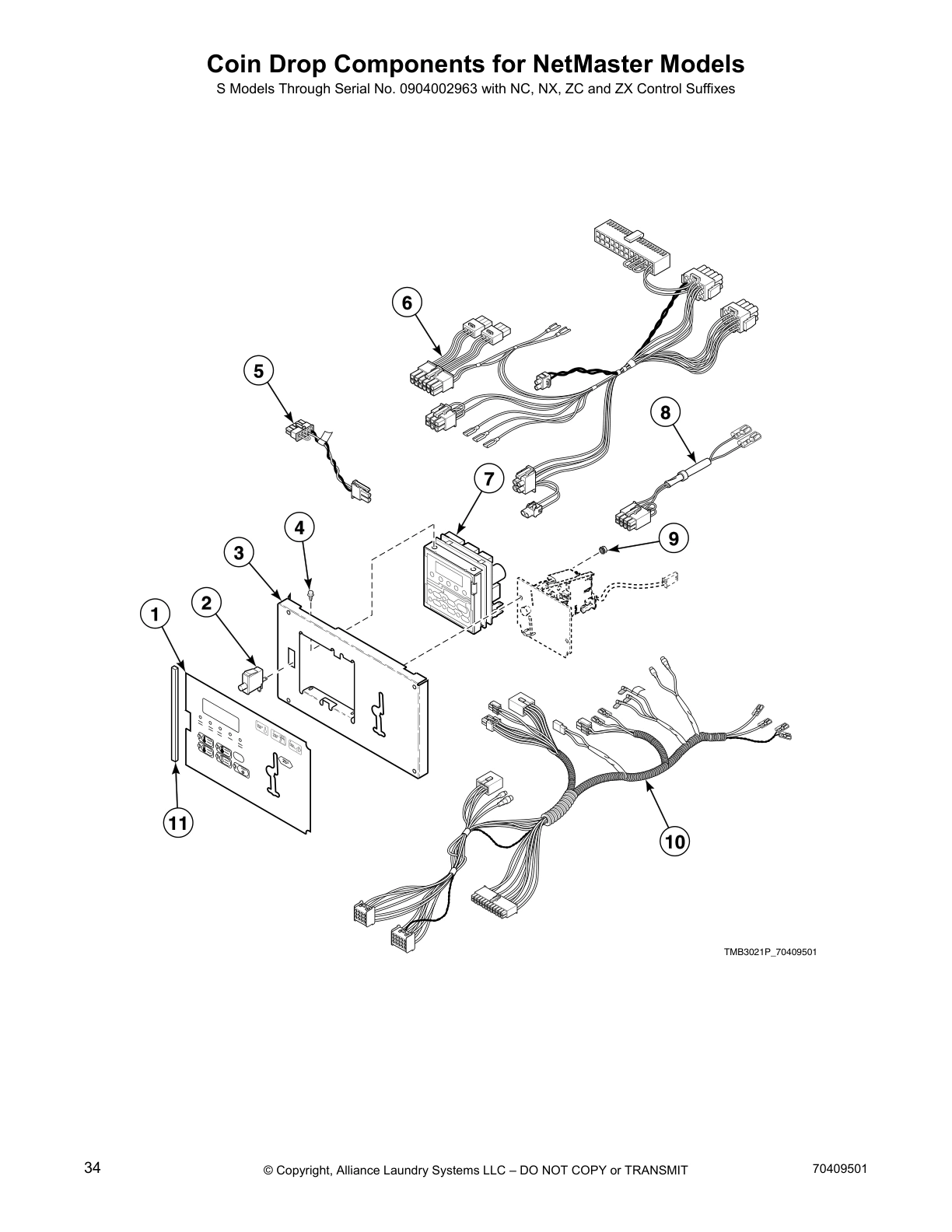 Coin Drop Components for NetMaster Models