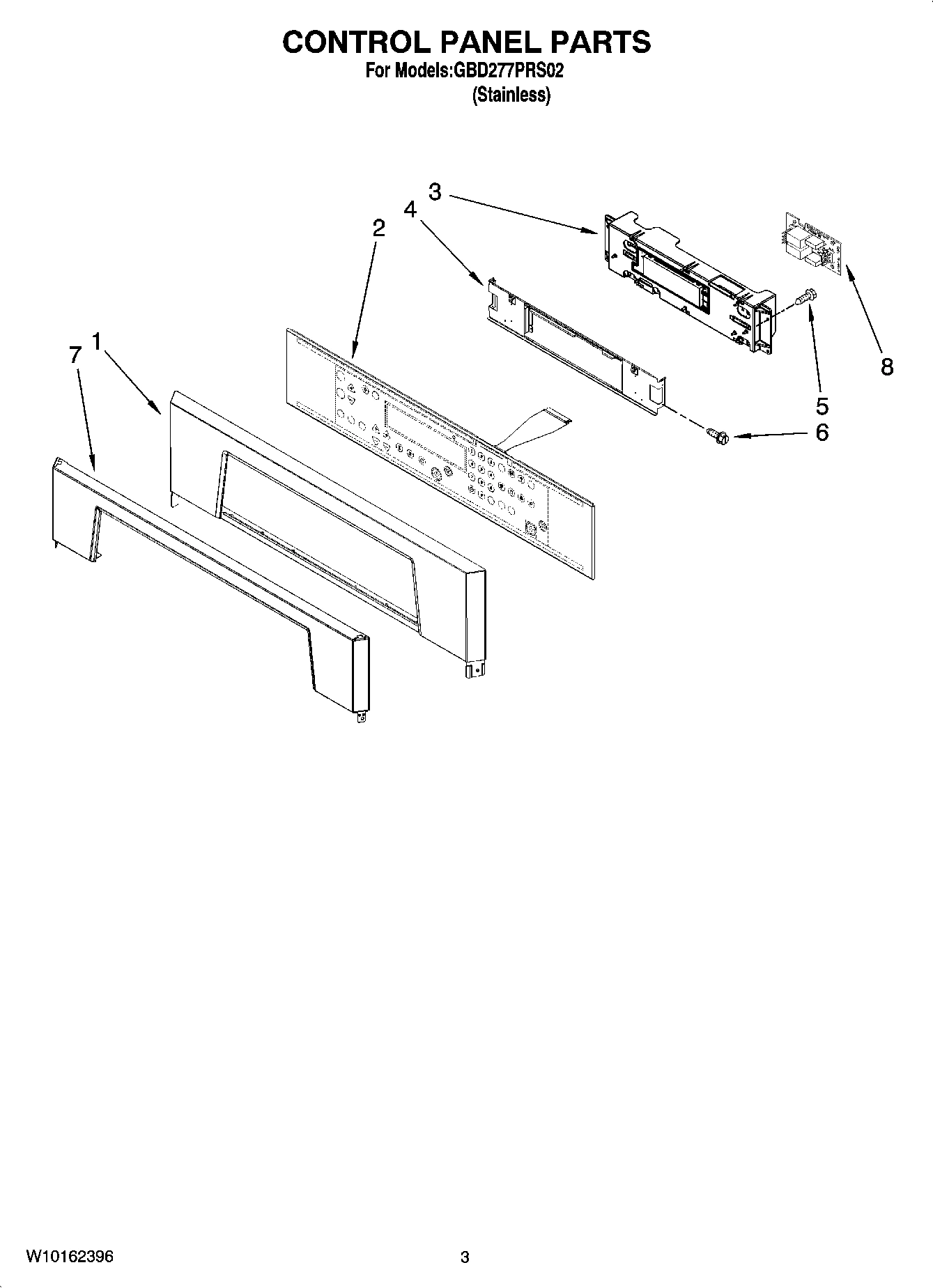 02 - CONTROL PANEL PARTS