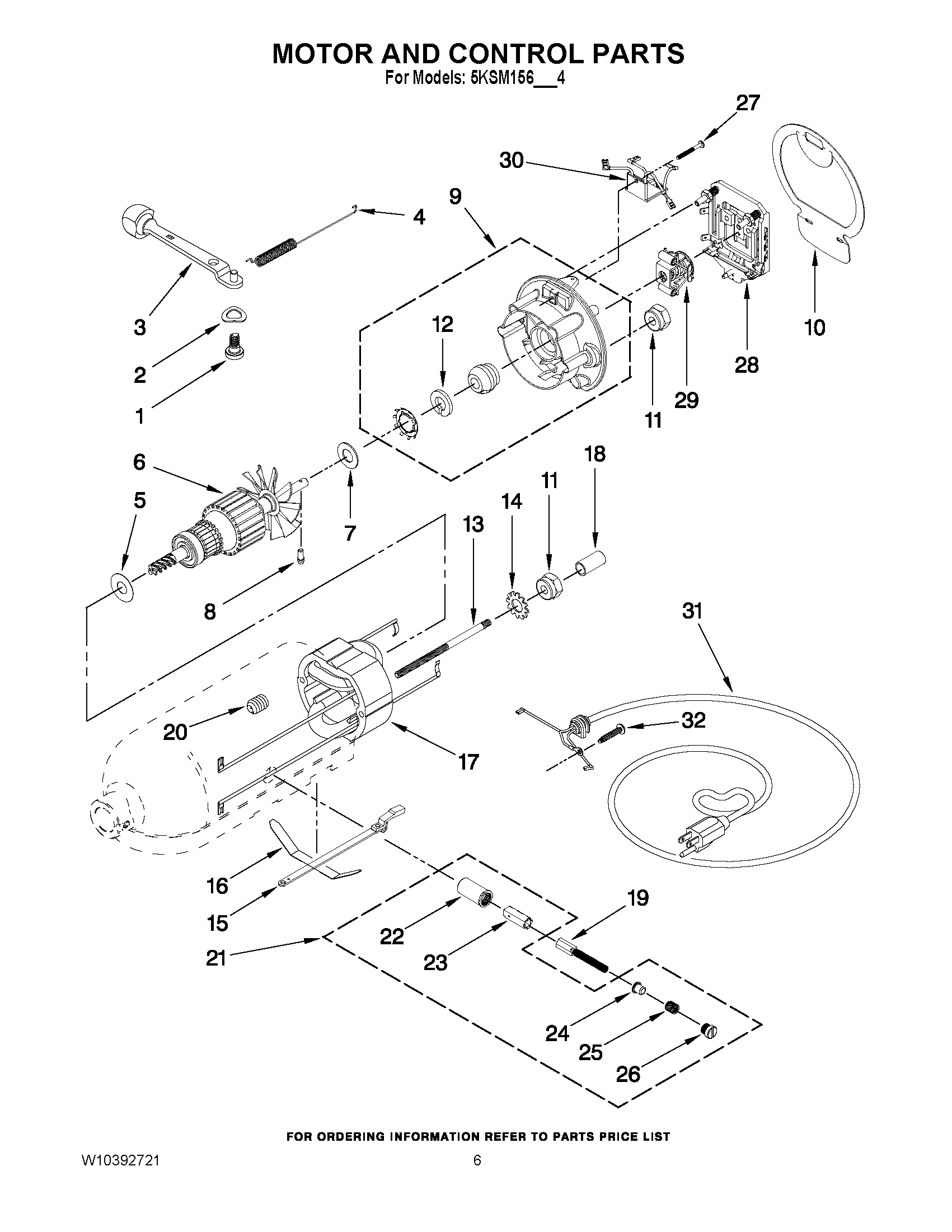03 - MOTOR AND CONTROL PARTS