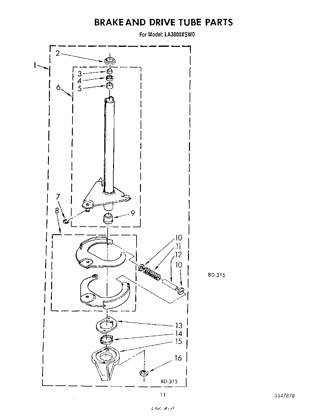09 - BRAKE AND DRIVE TUBE