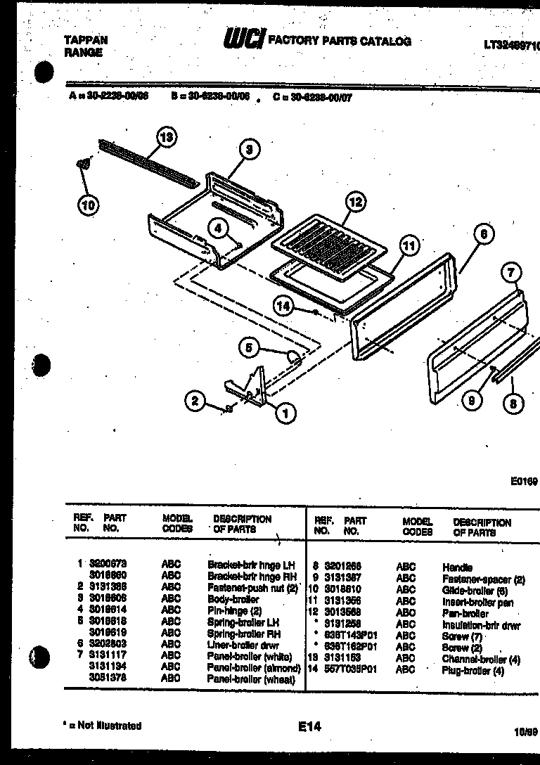 05 - BROILER DRAWER PARTS