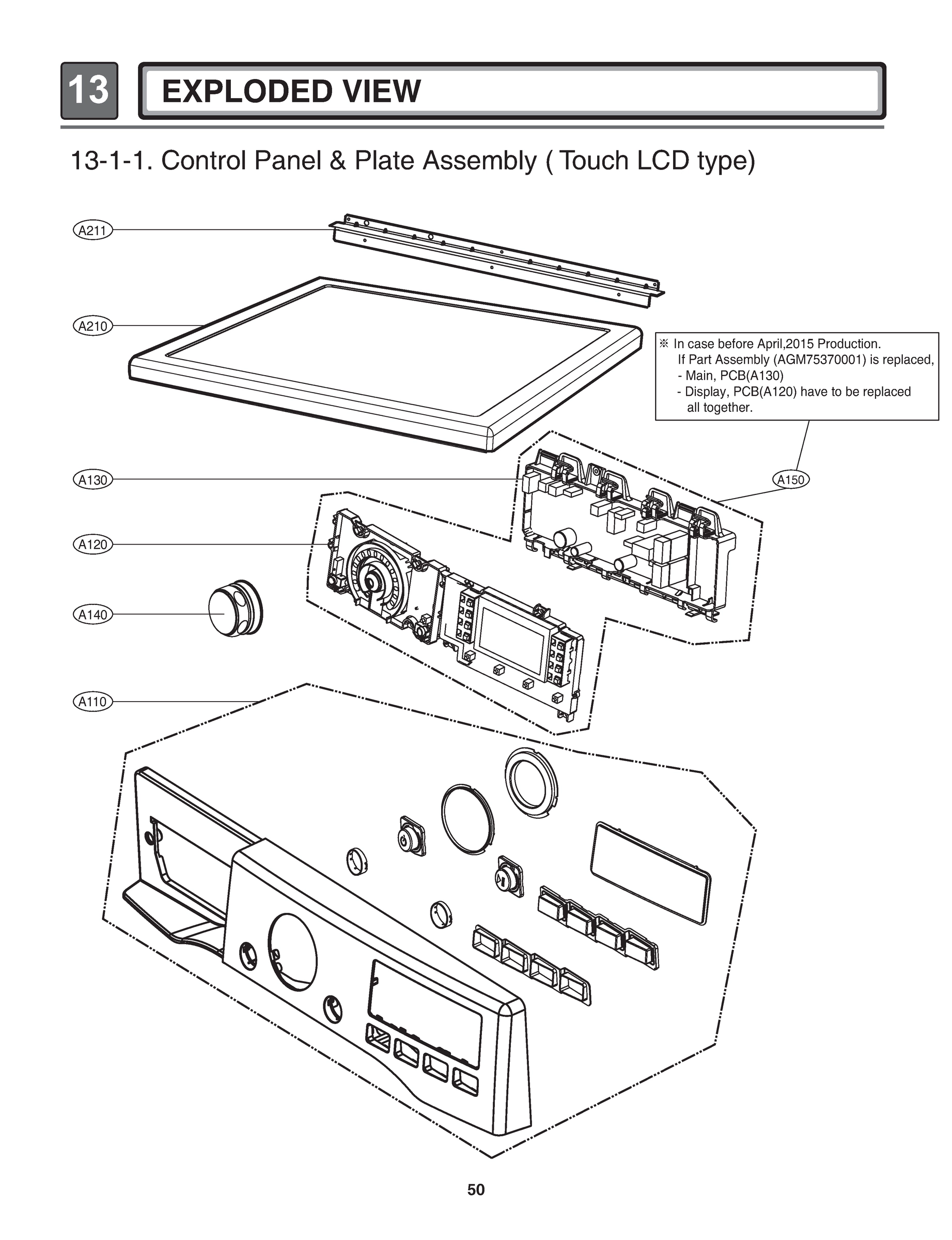 CONTROL PANEL & PLATE ASSEMBLY