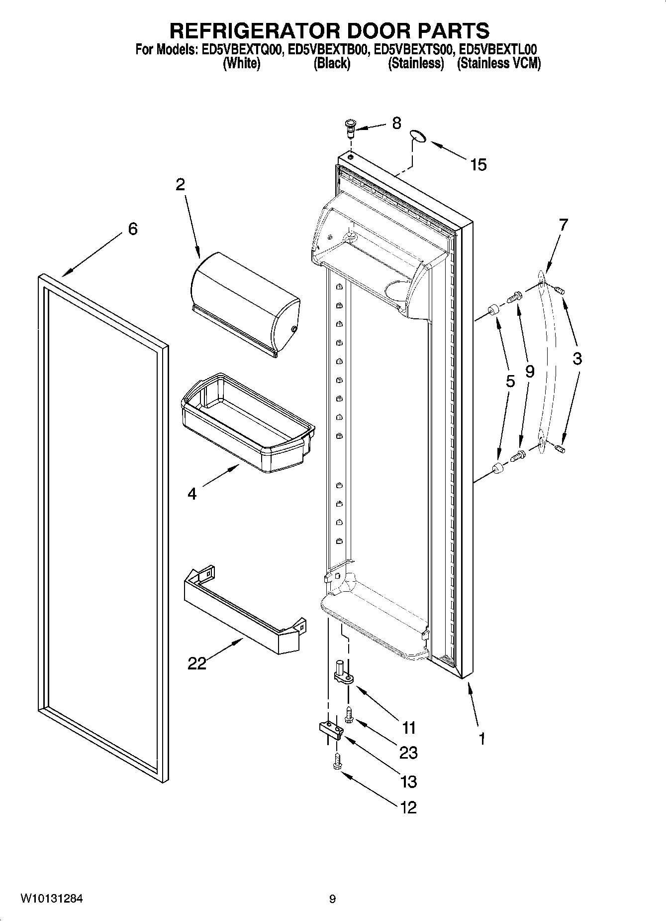 06 - REFRIGERATOR DOOR PARTS