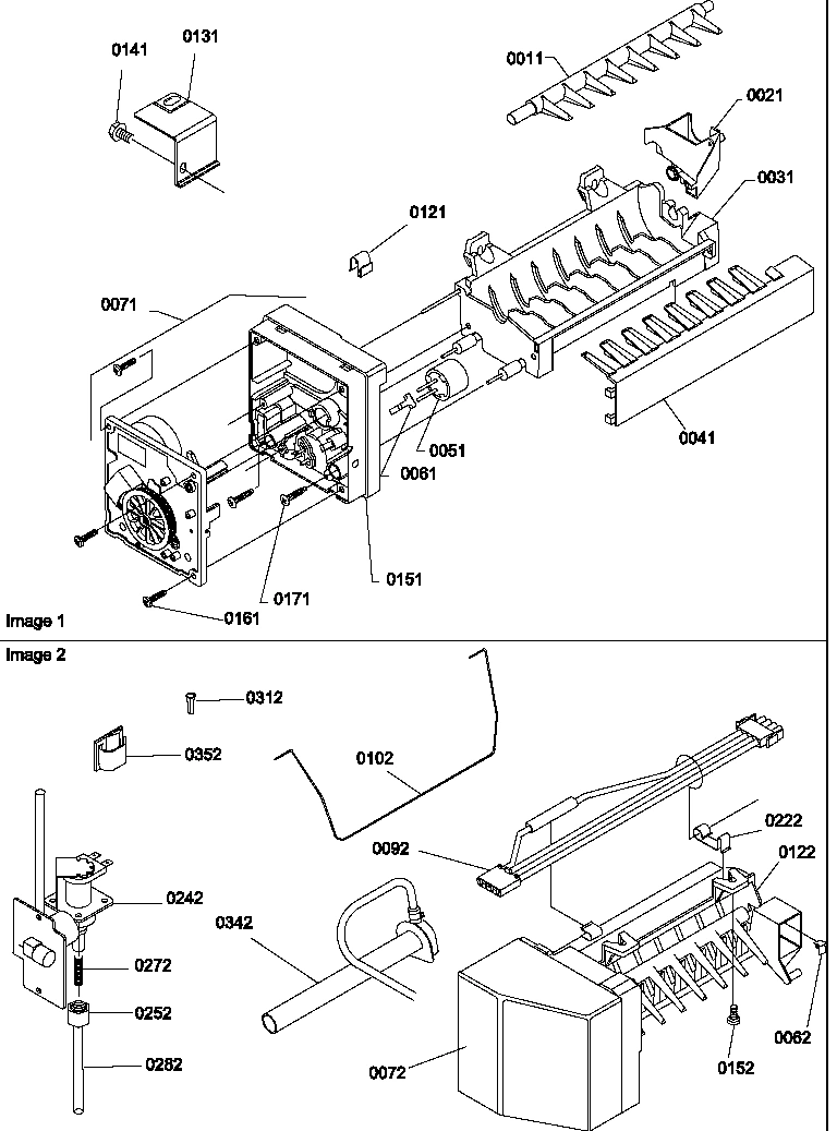 08 - ICE MAKER ASSY AND PARTS