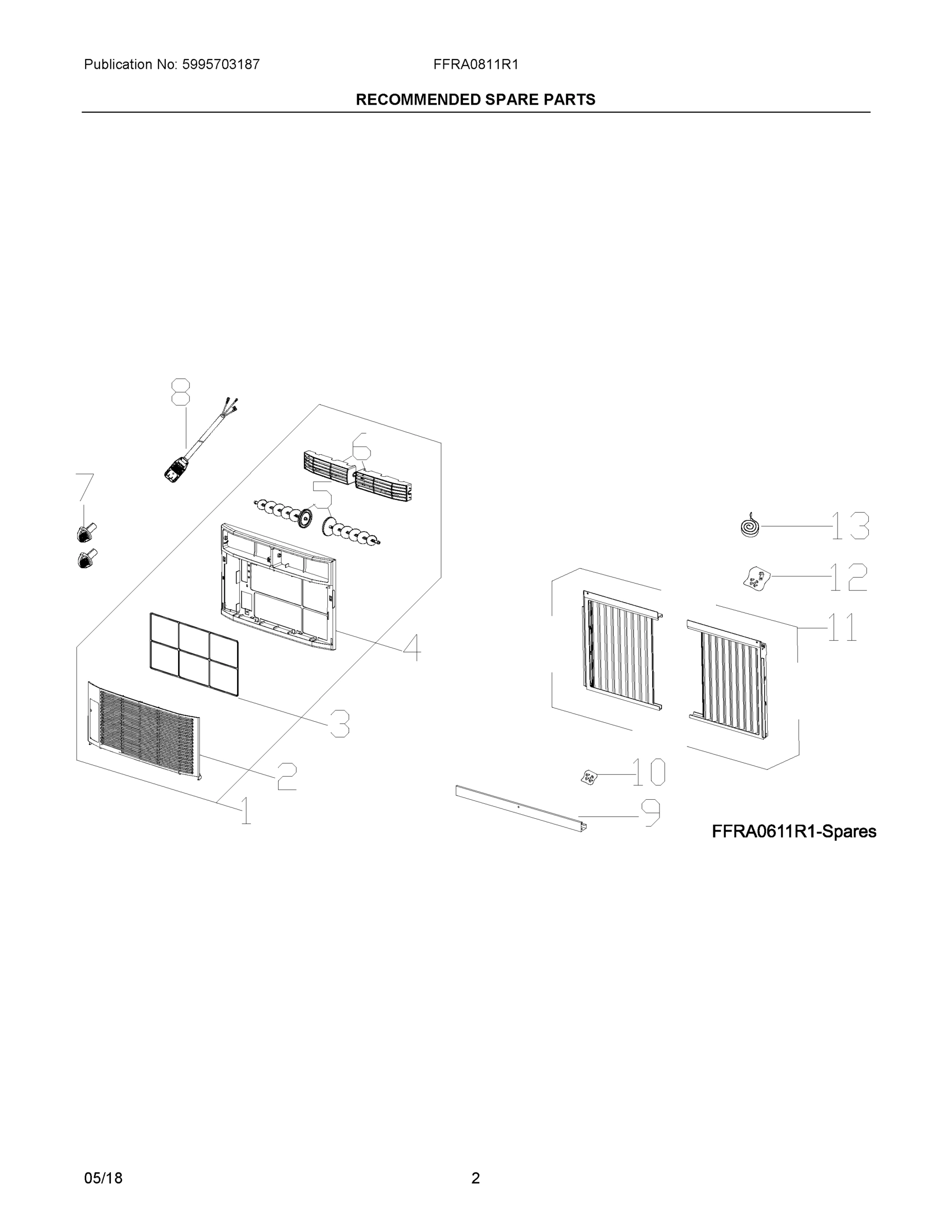 02 - RECOMMENDED SPARE PARTS