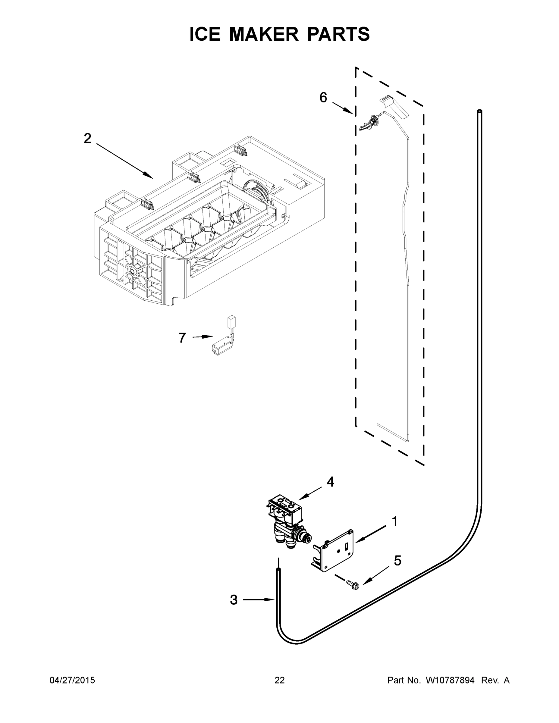 12 - ICE MAKER PARTS