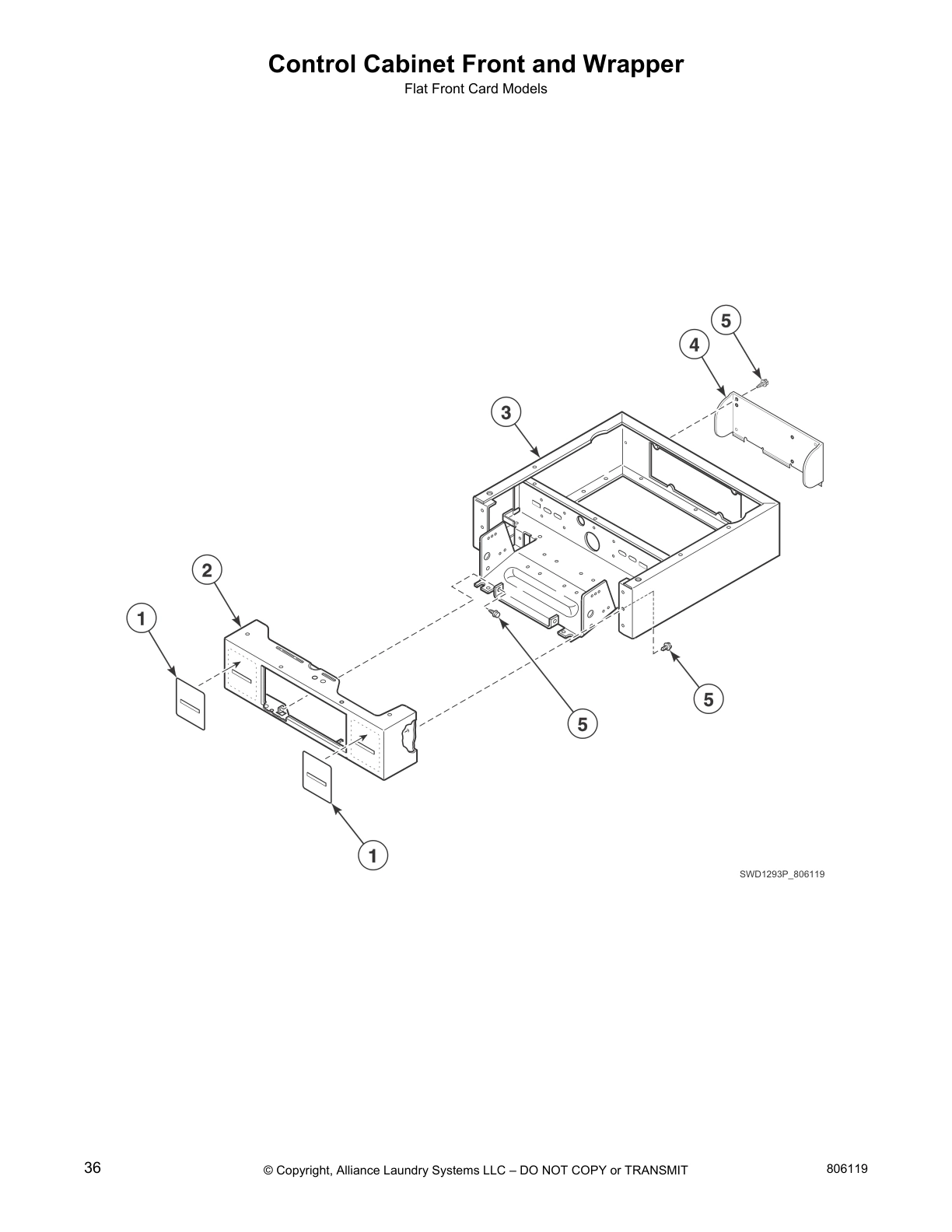 Control Cabinet Front and Wrapper