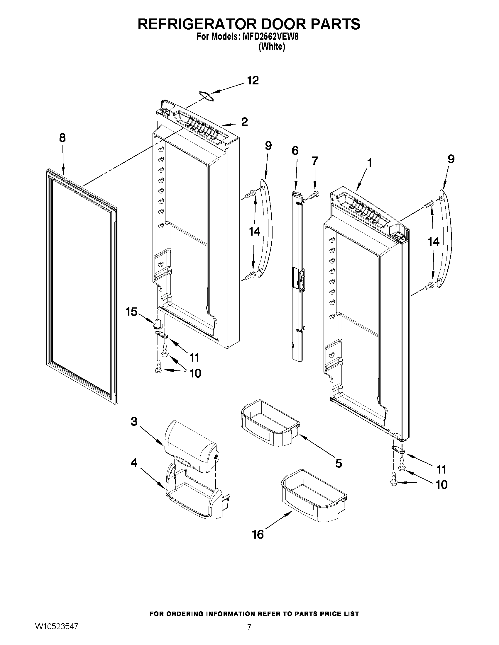 04 - REFRIGERATOR DOOR PARTS
