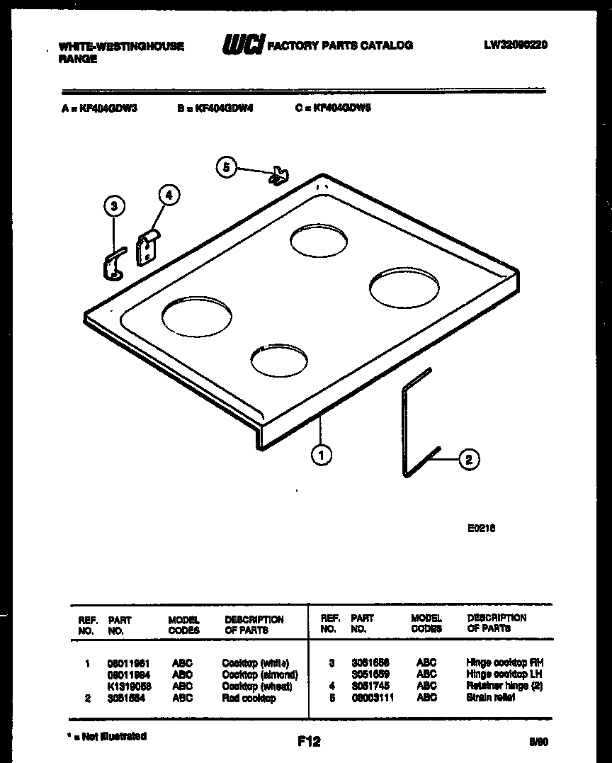 07 - COOKTOP PARTS