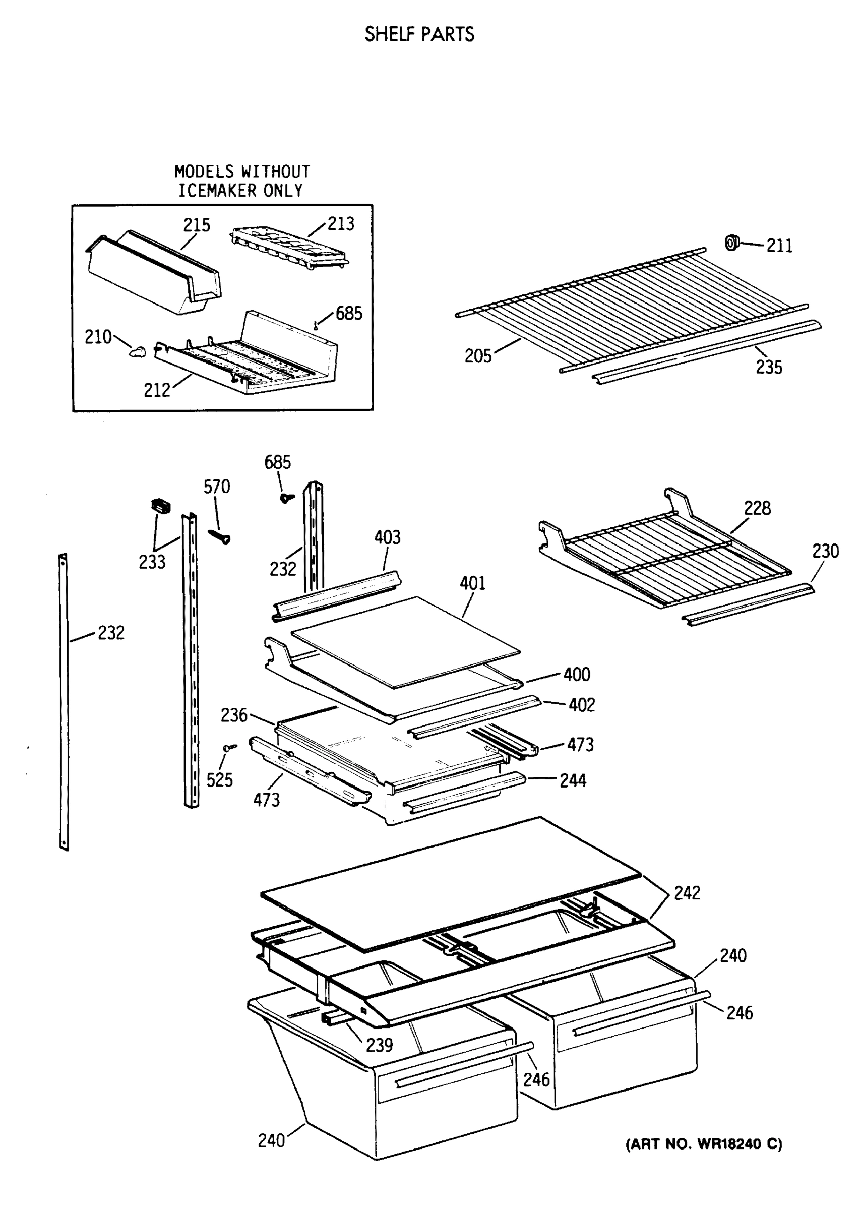 SHELF PARTS