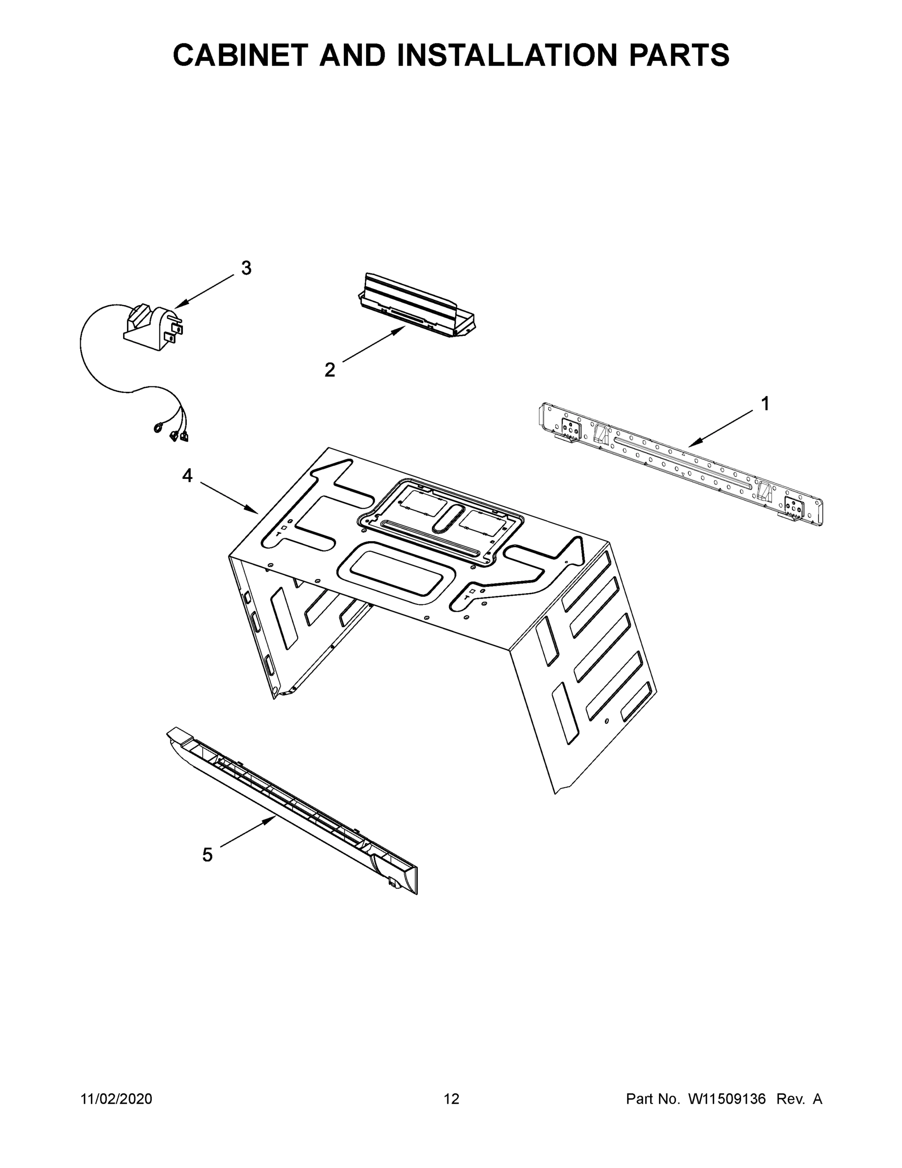 07 - CABINET AND INSTALLATION PARTS