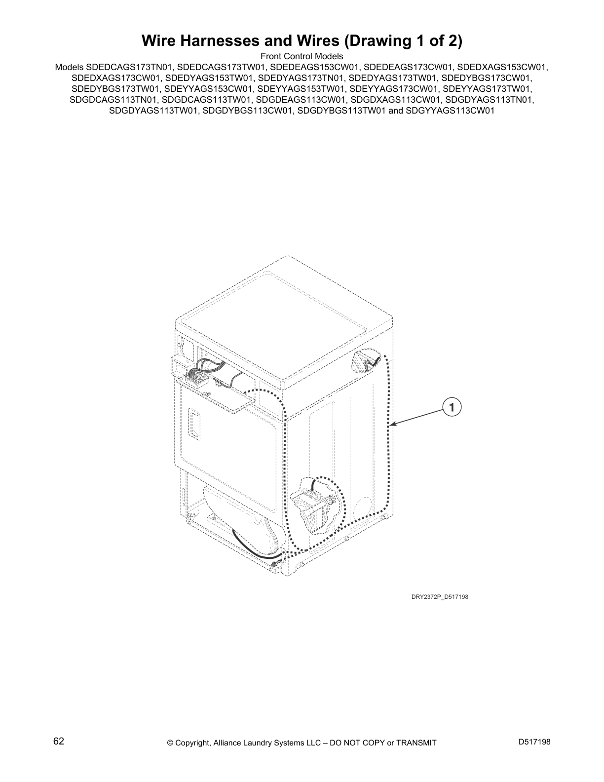Wire Harnesses and Wires (Drawing 1 of 2)