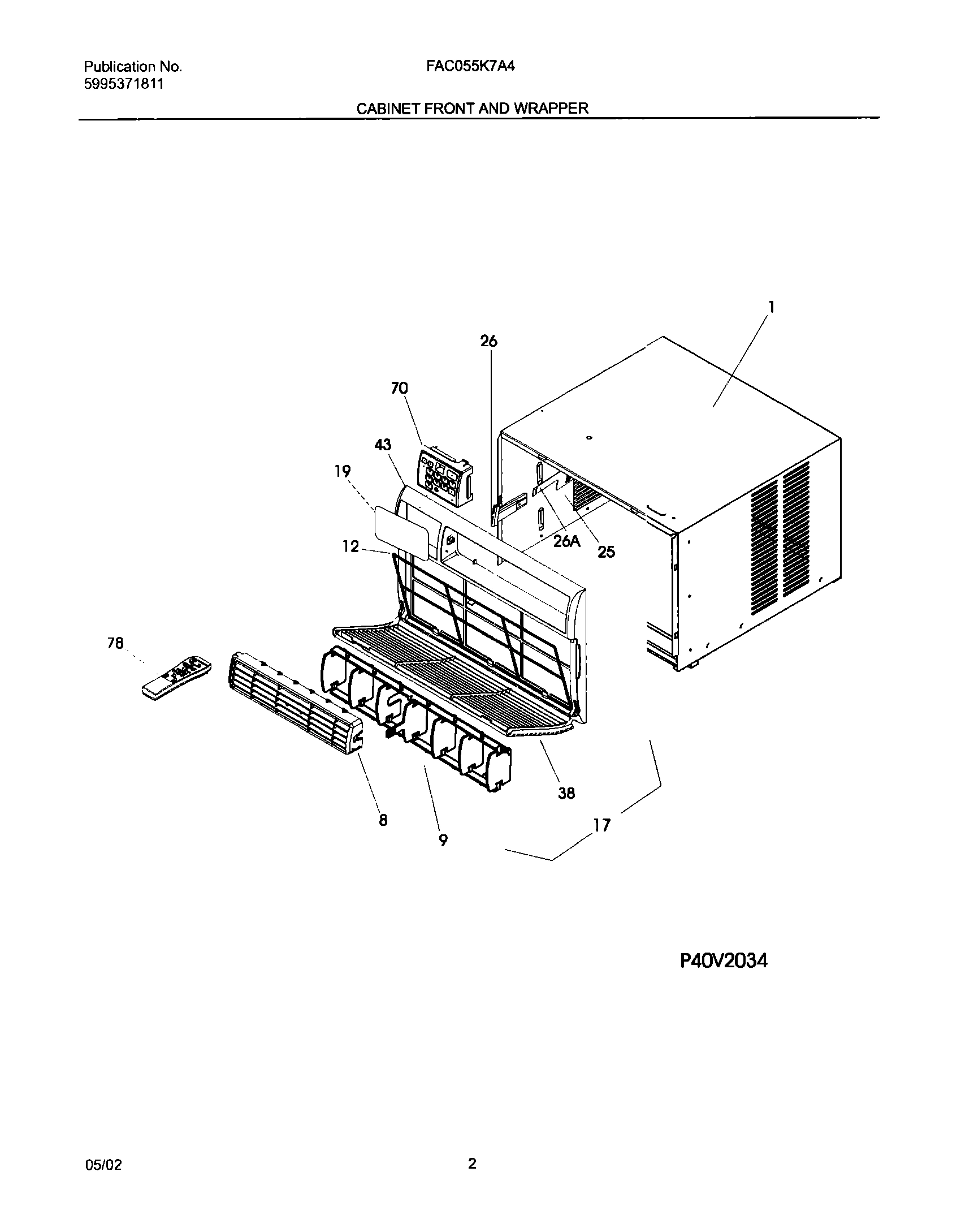 03 - CABINET FRONT AND WRAPPER