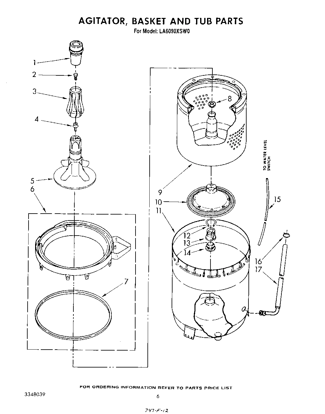 05 - AGITATOR, BASKET AND TUB