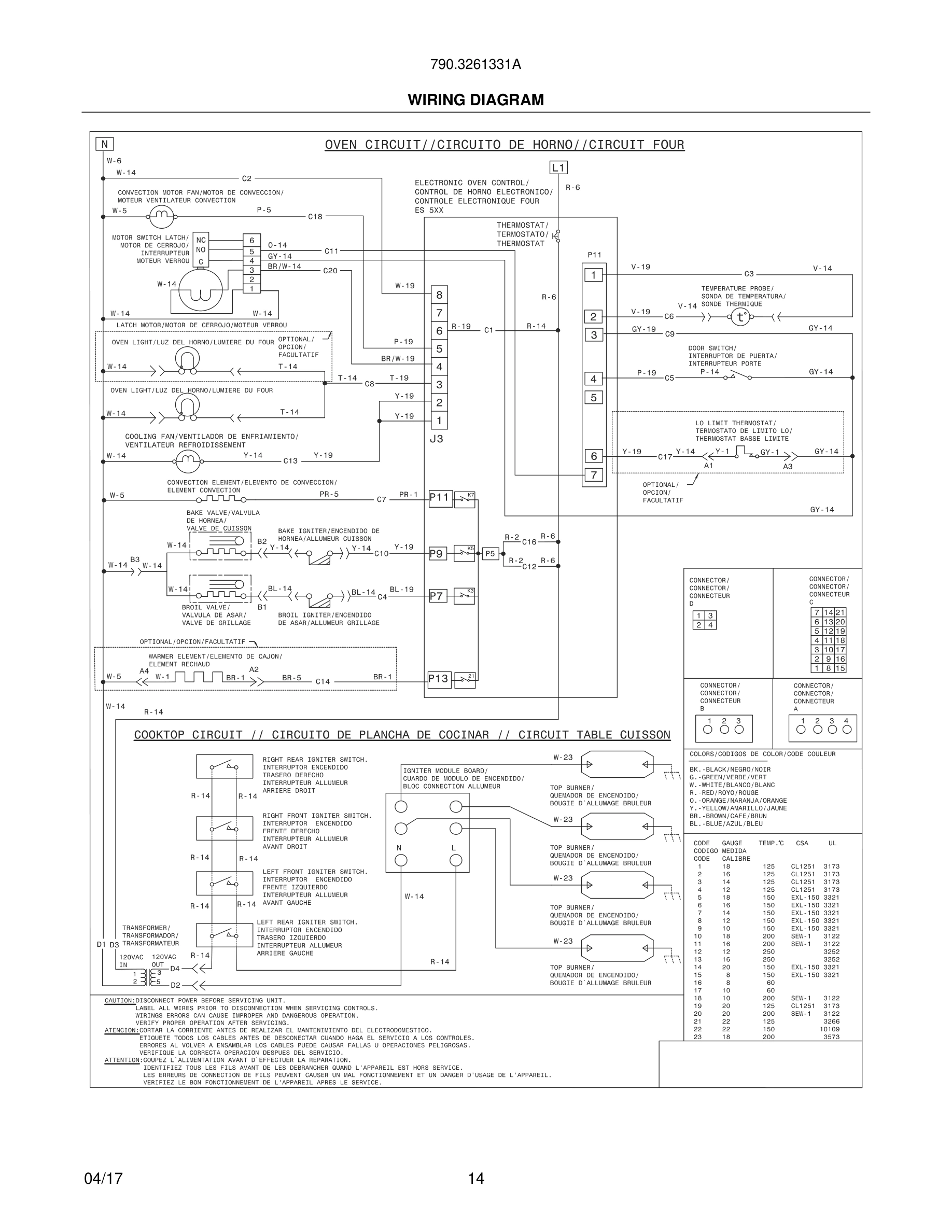14 - WIRING DIAGRAM
