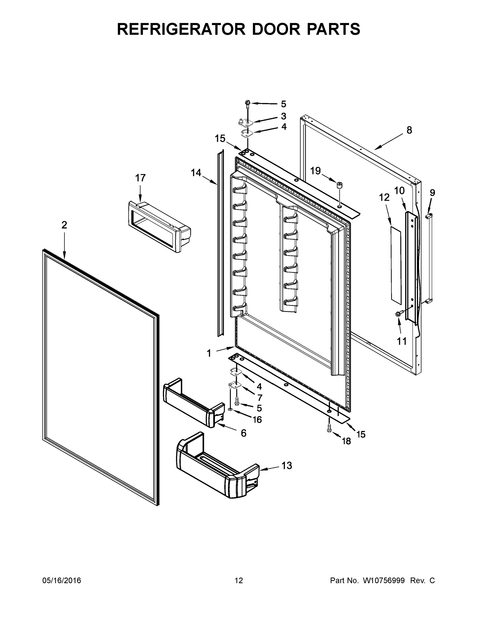 07 - REFRIGERATOR DOOR PARTS