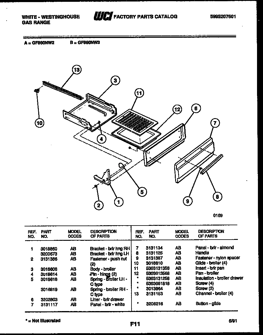 07 - BROILER DRAWER PARTS