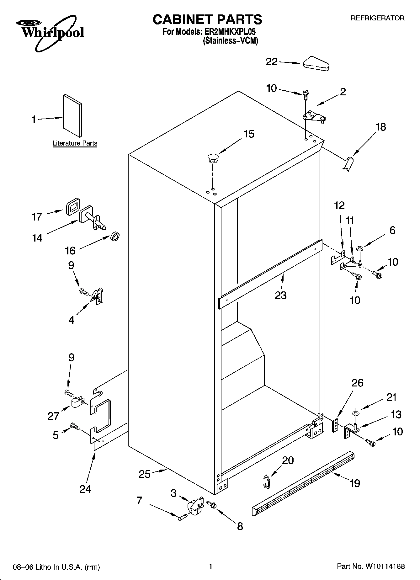 01 - CABINET PARTS