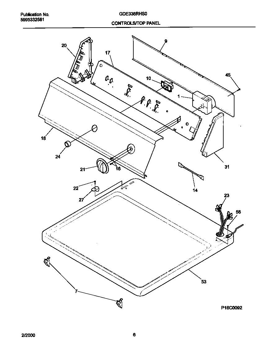 04 - P16C0092 CONTROL PANEL
