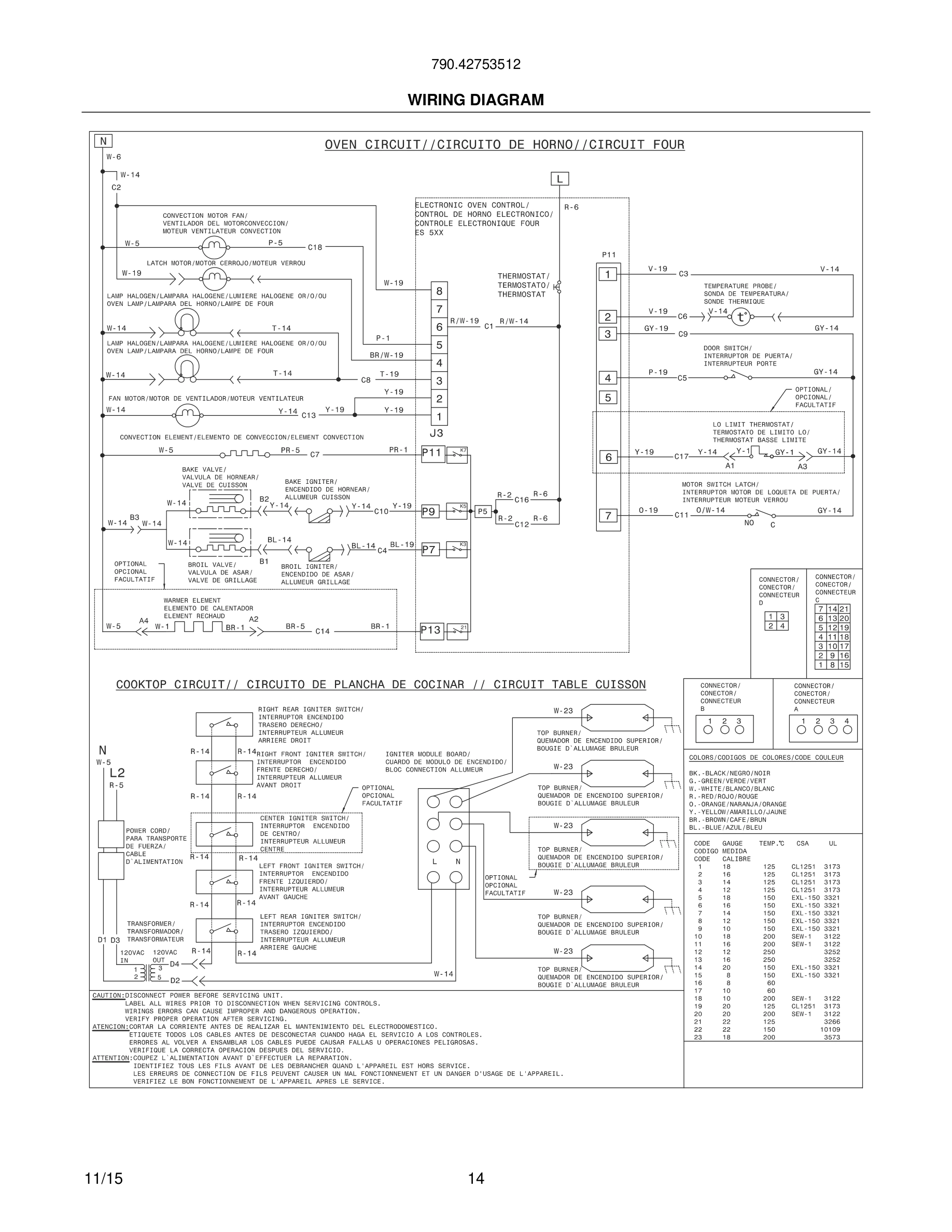 14 - WIRING DIAGRAM