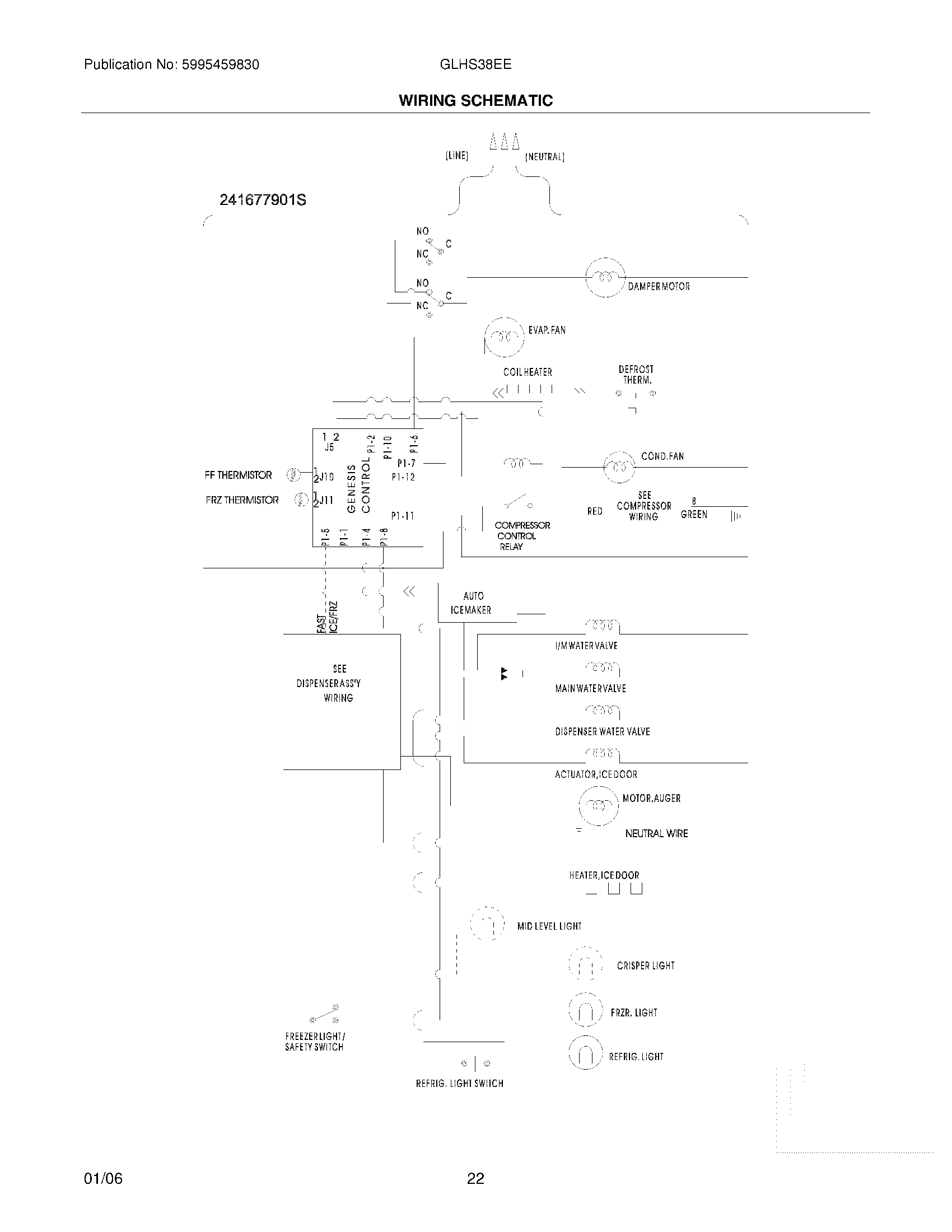 22 - WIRING SCHEMATIC