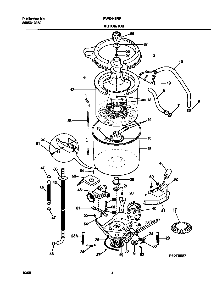 03 - P12T0037 WSHR MTR, HOSE