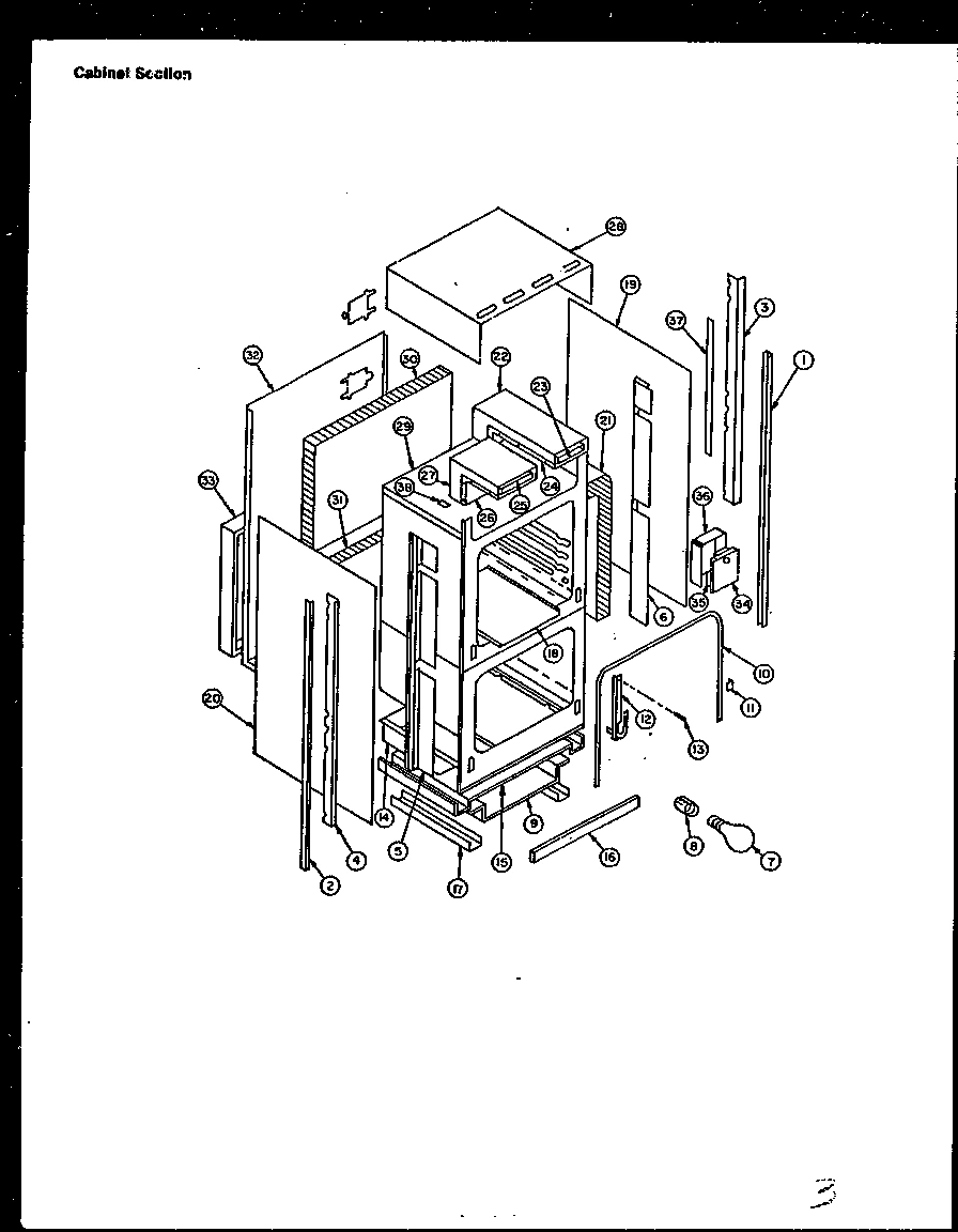 02 - CABINET SECTION