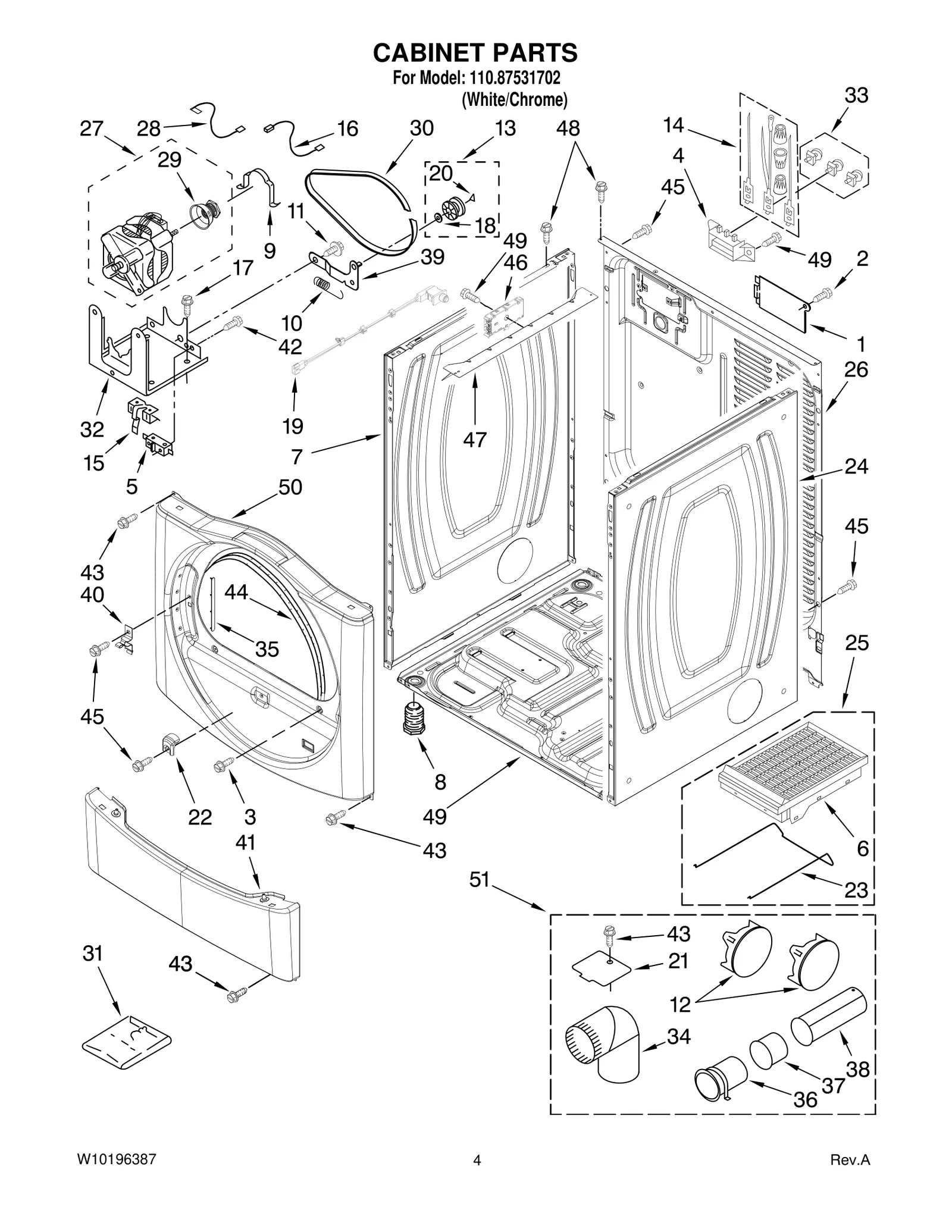 CABINET PARTS