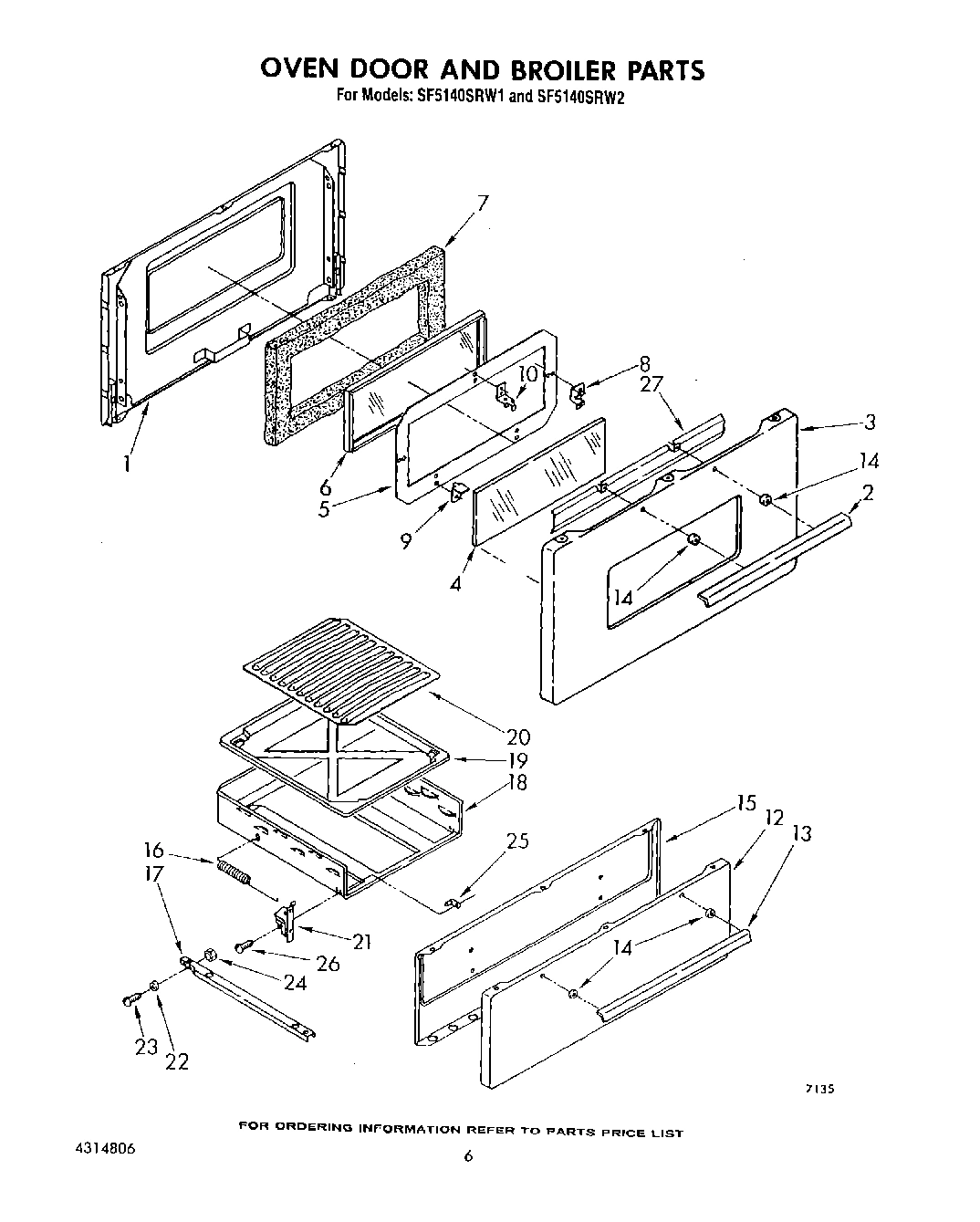 06 - OVEN DOOR AND BROILER