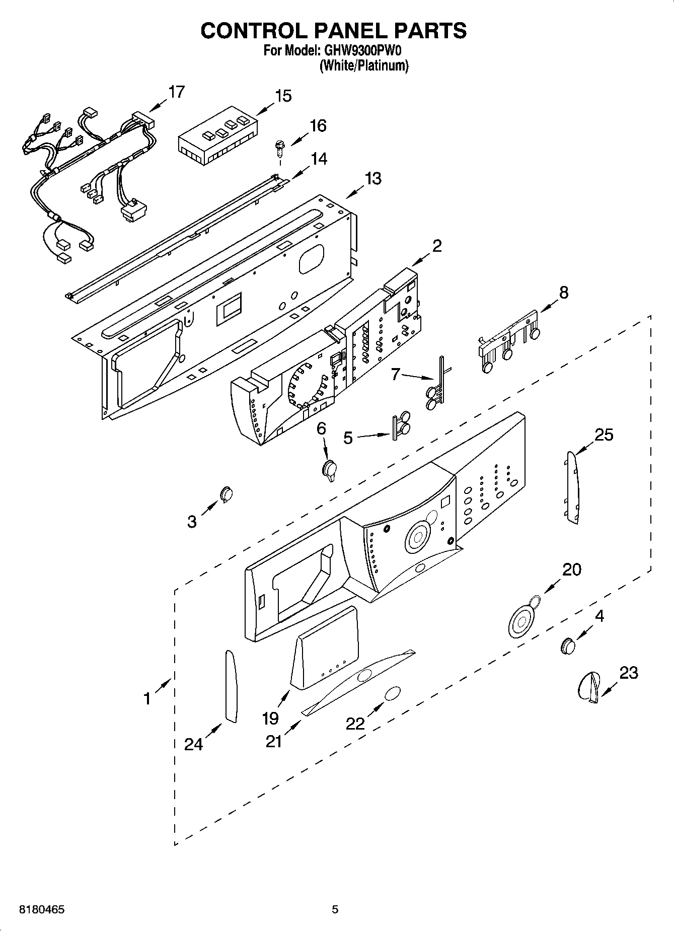 03 - CONTROL PANEL PARTS