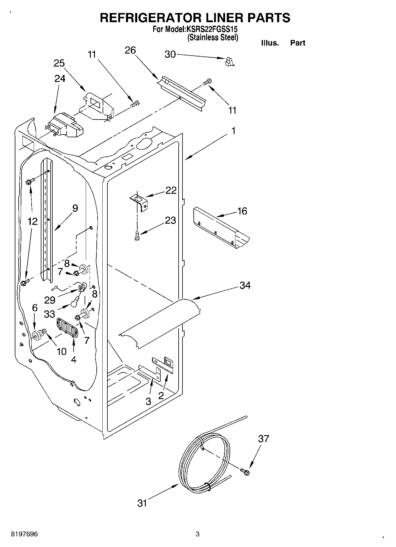 02 - REFRIGERATOR LINER