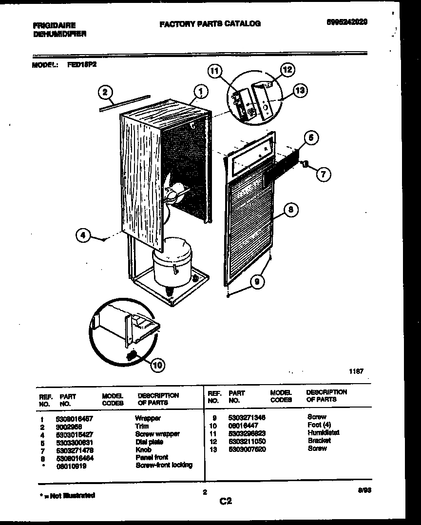 02 - CABINET AND CONTROL PARTS