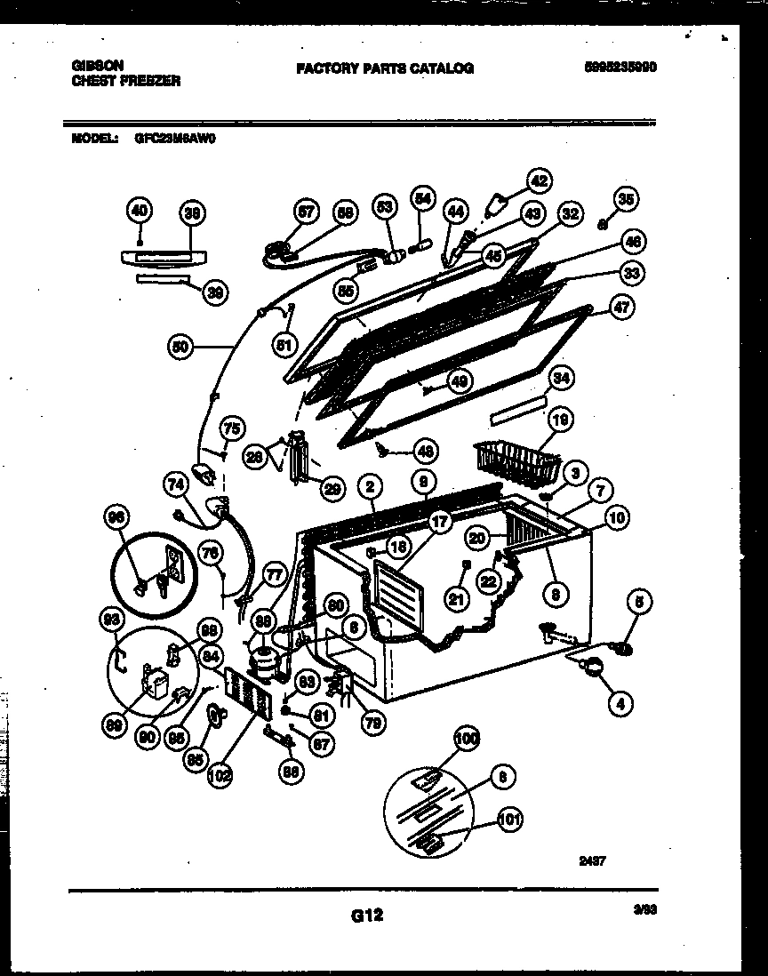 02 - CHEST FREEZER PARTS