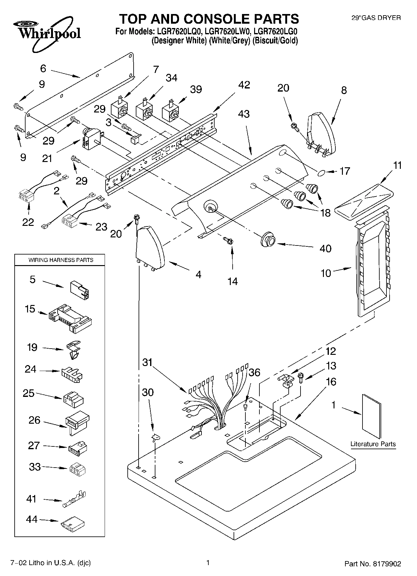 01 - TOP AND CONSOLE, LITERATURE