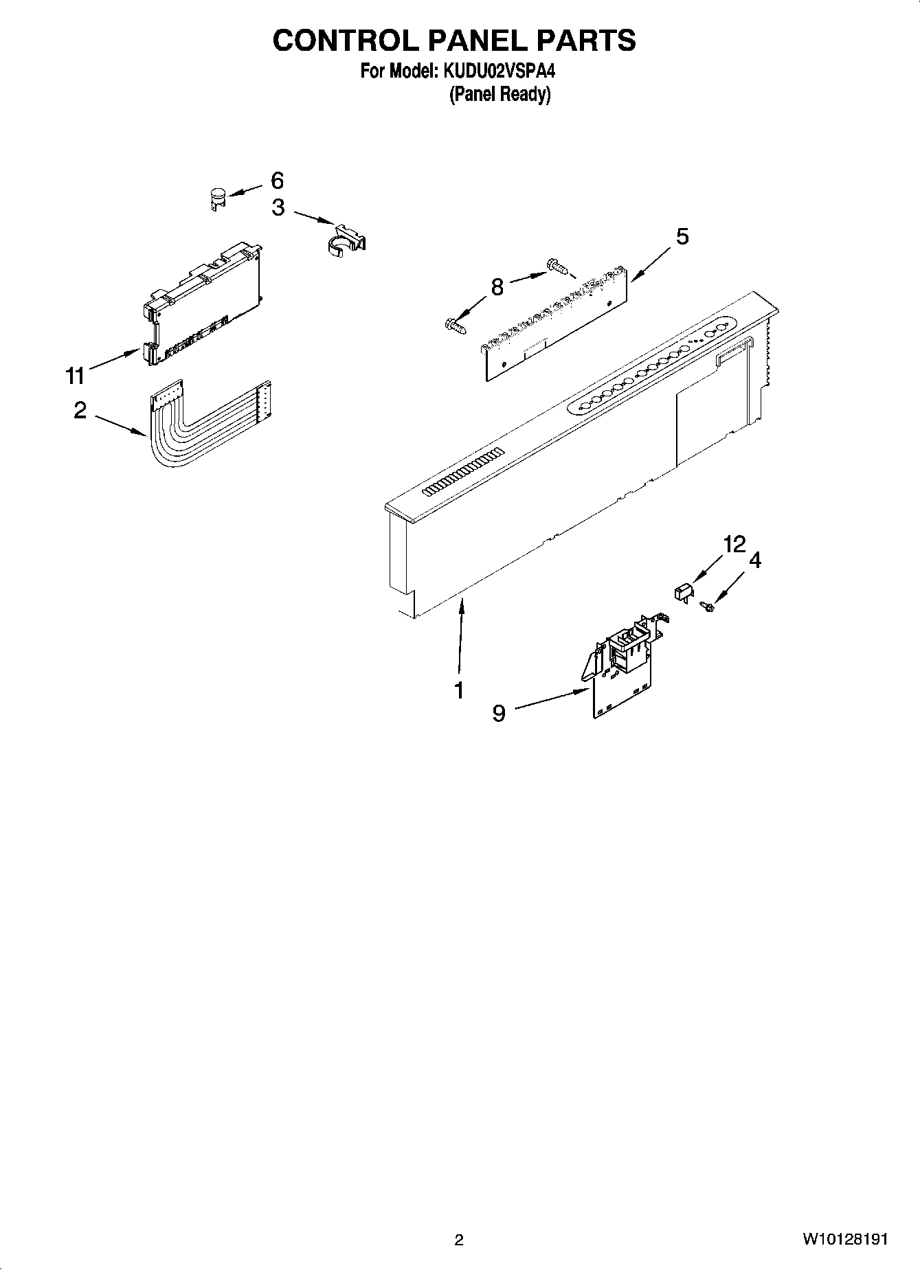 02 - CONTROL PANEL PARTS