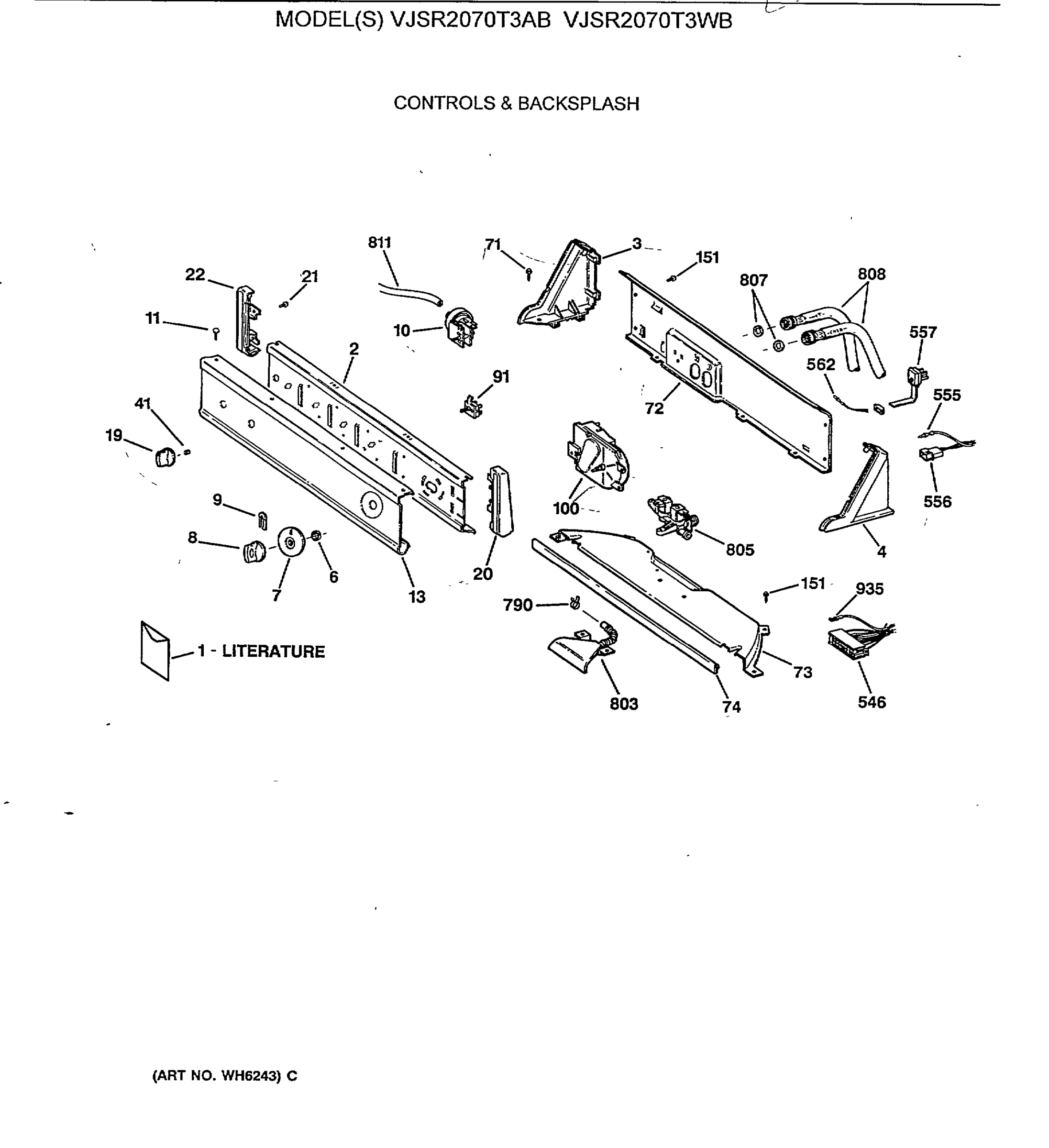 CONTROLS & BACKSPLASH