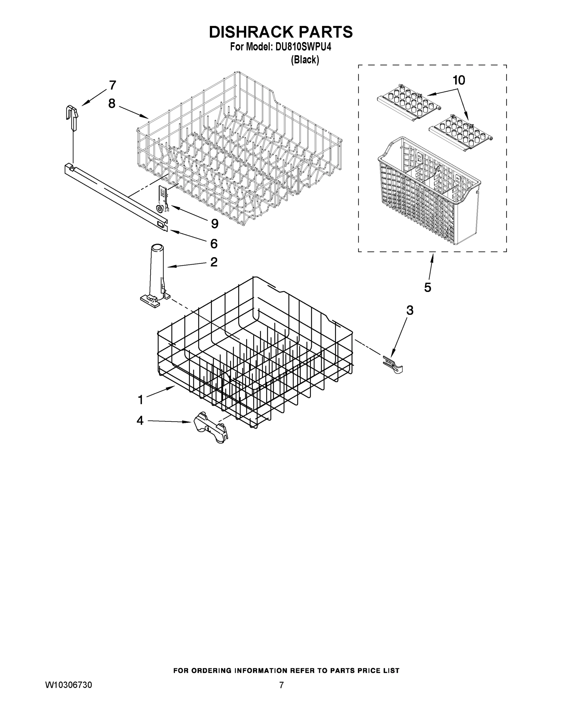 06 - DISHRACK PARTS