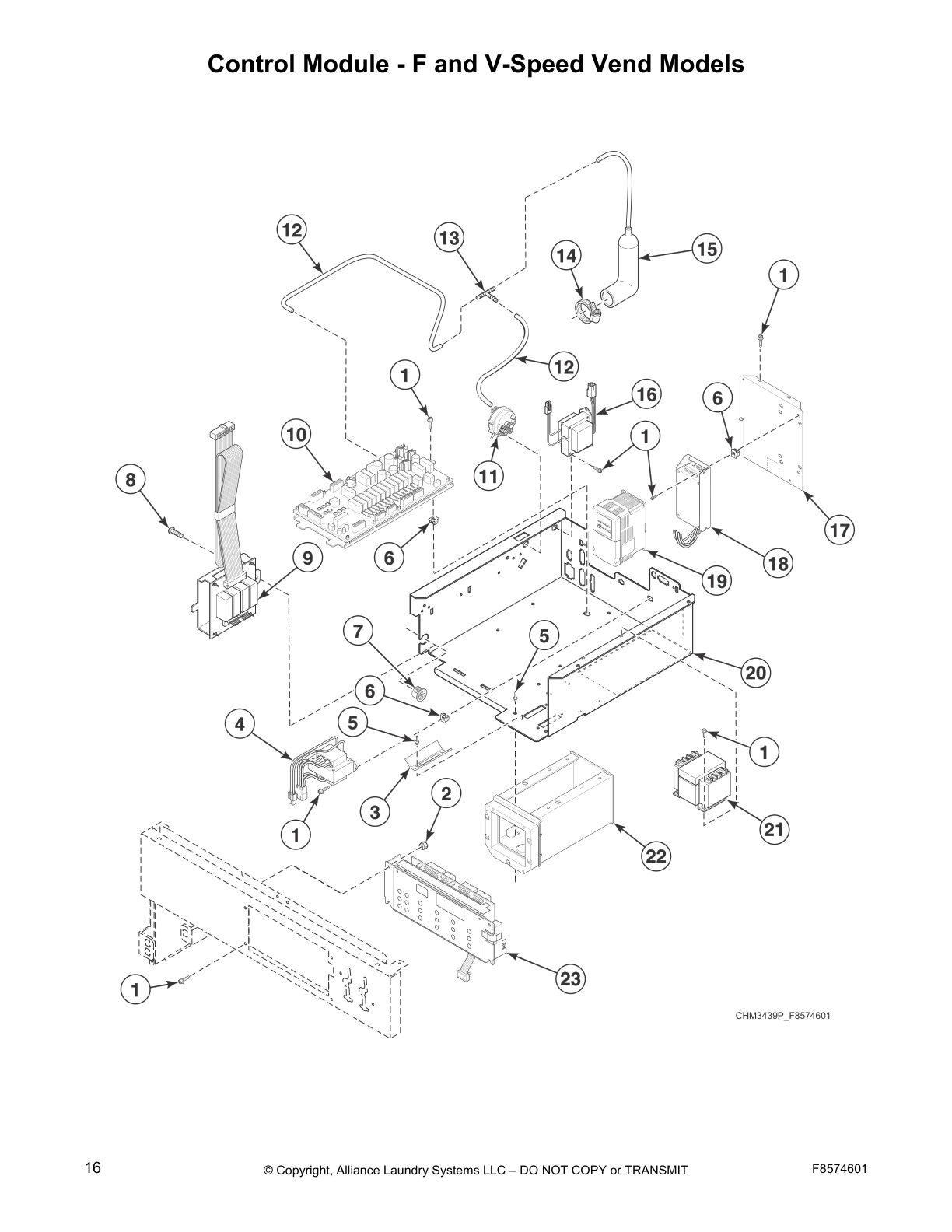 Control Module - F and V-Speed Vend Models